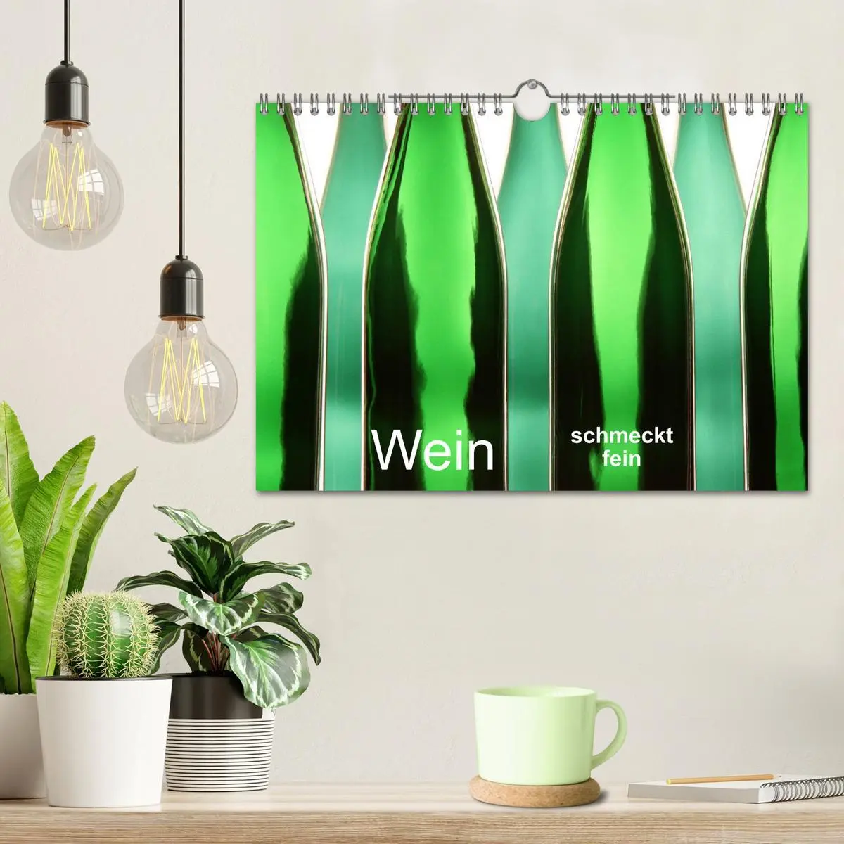 Bild: 9783516207576 | Wein schmeckt fein (Wandkalender 2026 DIN A4 quer), CALVENDO...