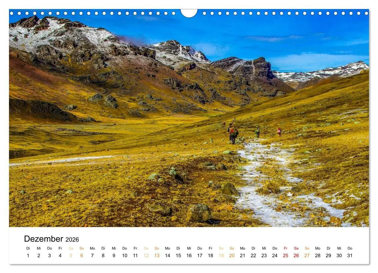Bild: 9783516687576 | Qhapaq Ñan - die Königsstrasse der Anden (Wandkalender 2026 DIN A3...