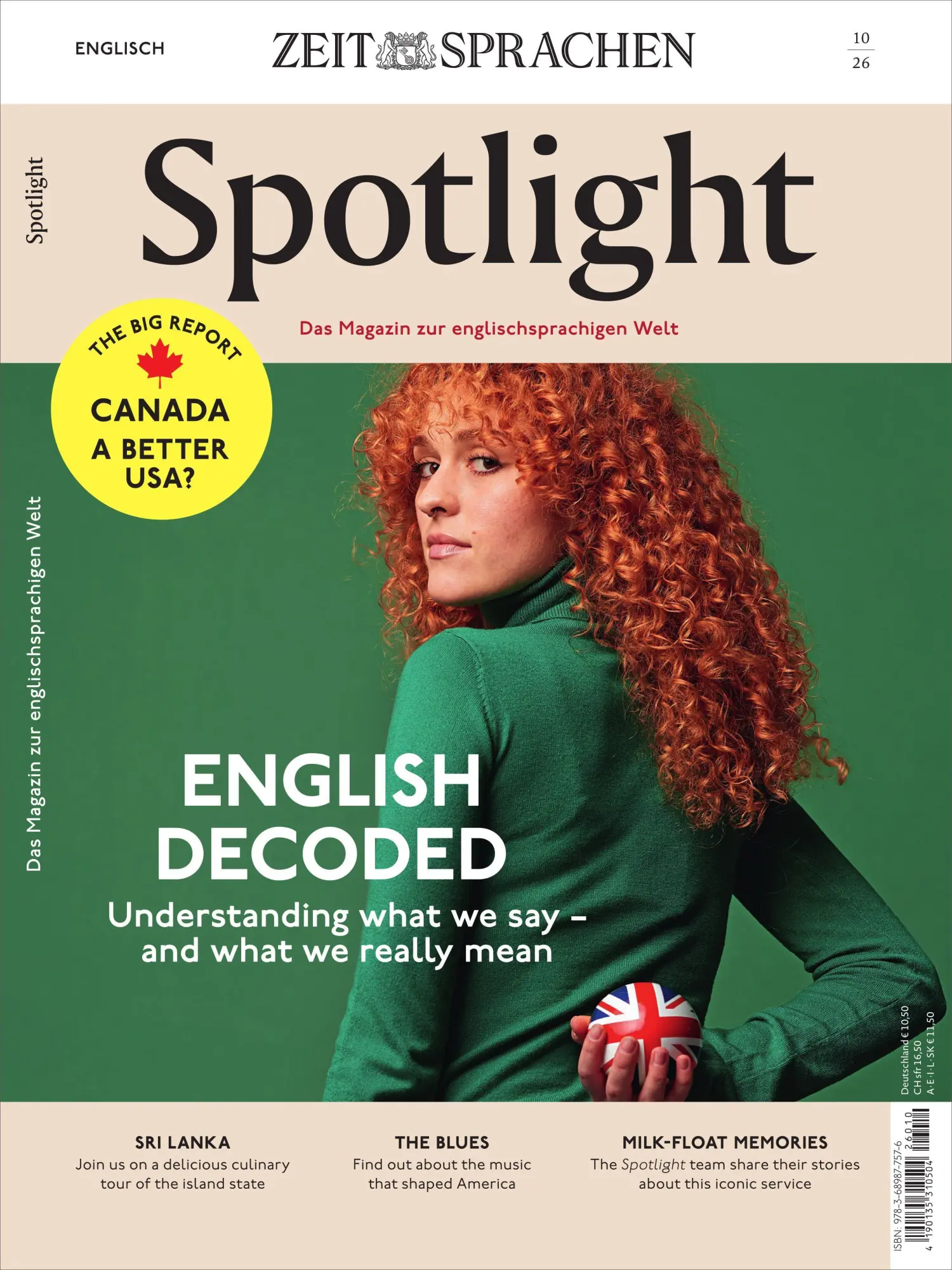 Cover: 9783689877576 | Spotlight 10/26 | ZEIT SPRACHEN GmbH | Broschüre | 67 S. | Deutsch