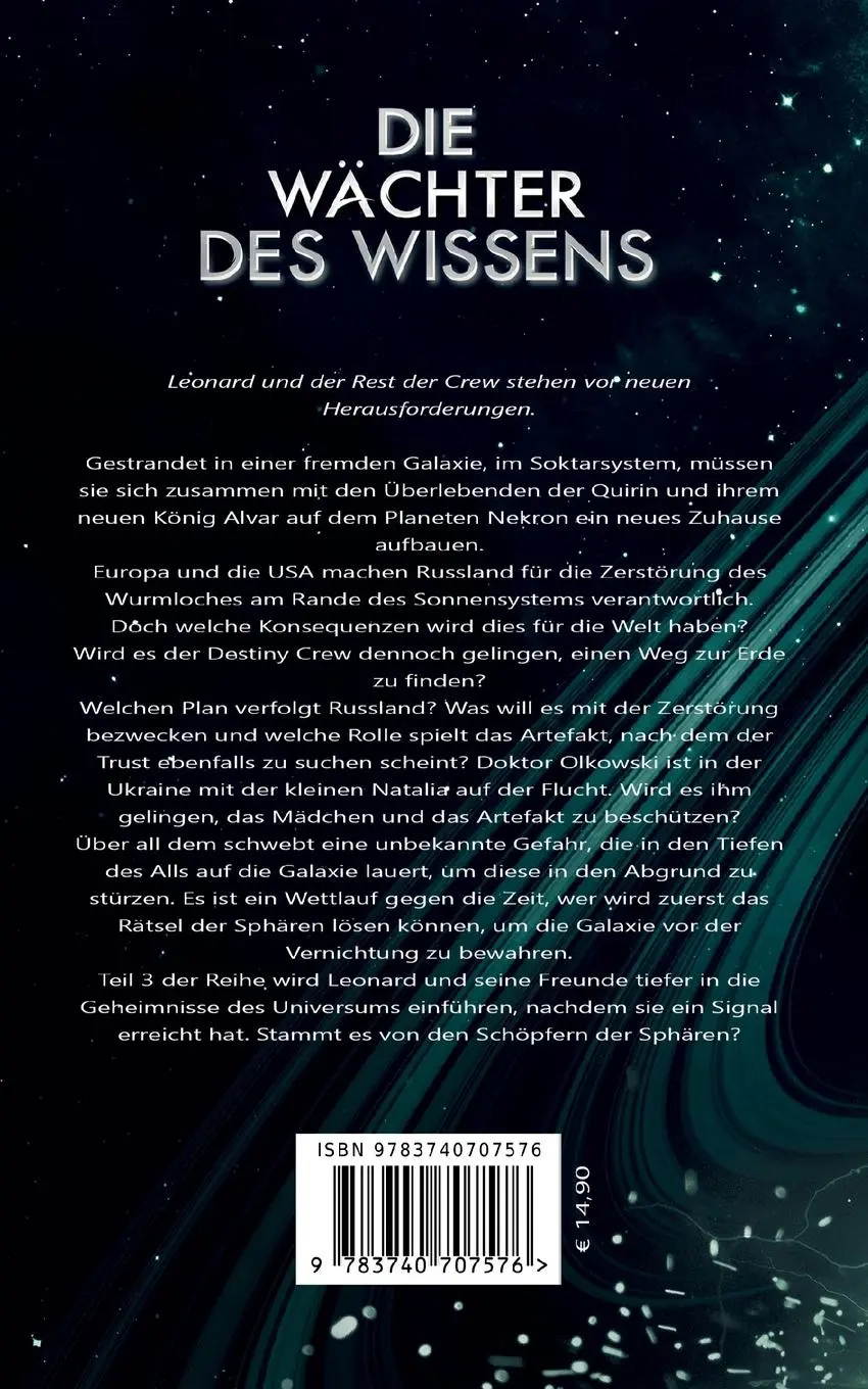 Rückseite: 9783740707576 | Die Wächter des Wissens | Das Signal der Schöpfer | David Reimer