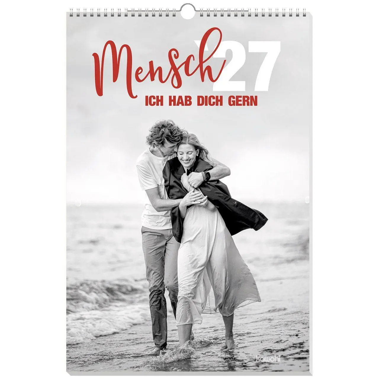 Cover: 9783754807576 | Mensch - ich hab dich gern 2027 | S/W-Kalender | Kalender | 14 S.