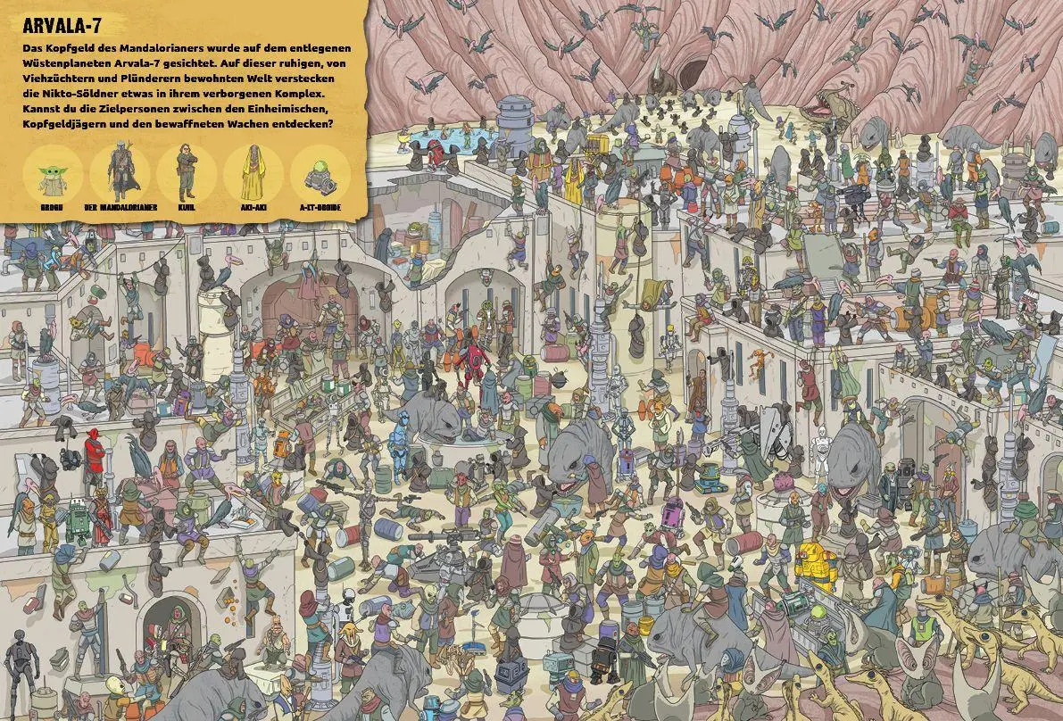 Bild: 9783833247576 | Star Wars The Mandalorian: Wo ist Grogu? | Wimmel-Suchbuch | Buch