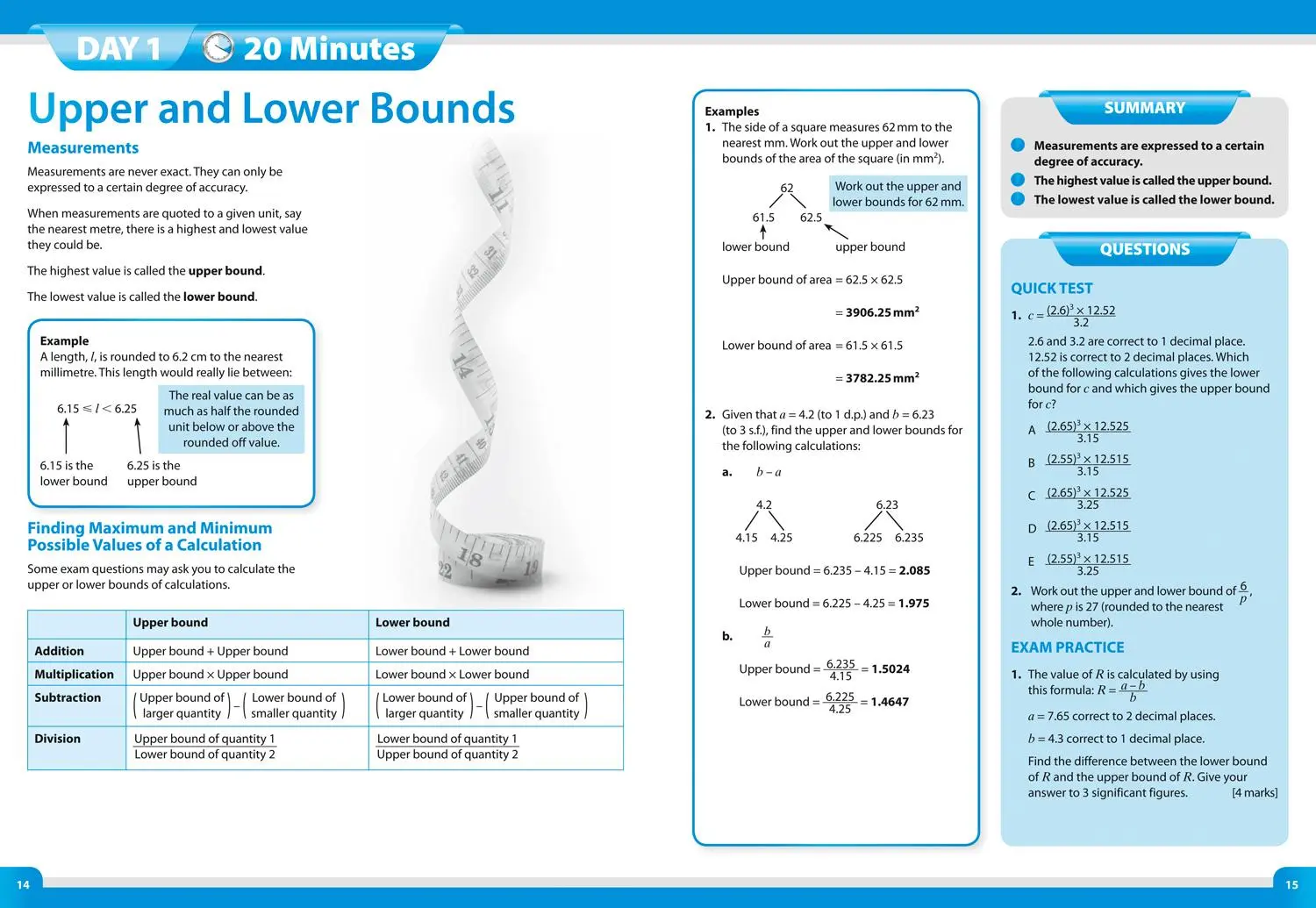 Bild: 9780008317676 | GCSE 9-1 Maths Higher In A Week | Ideal for the 2026 and 2027 Exams