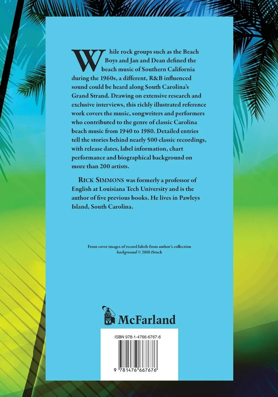 Rückseite: 9781476667676 | Carolina Beach Music Encyclopedia | Rick Simmons | Taschenbuch | 2018