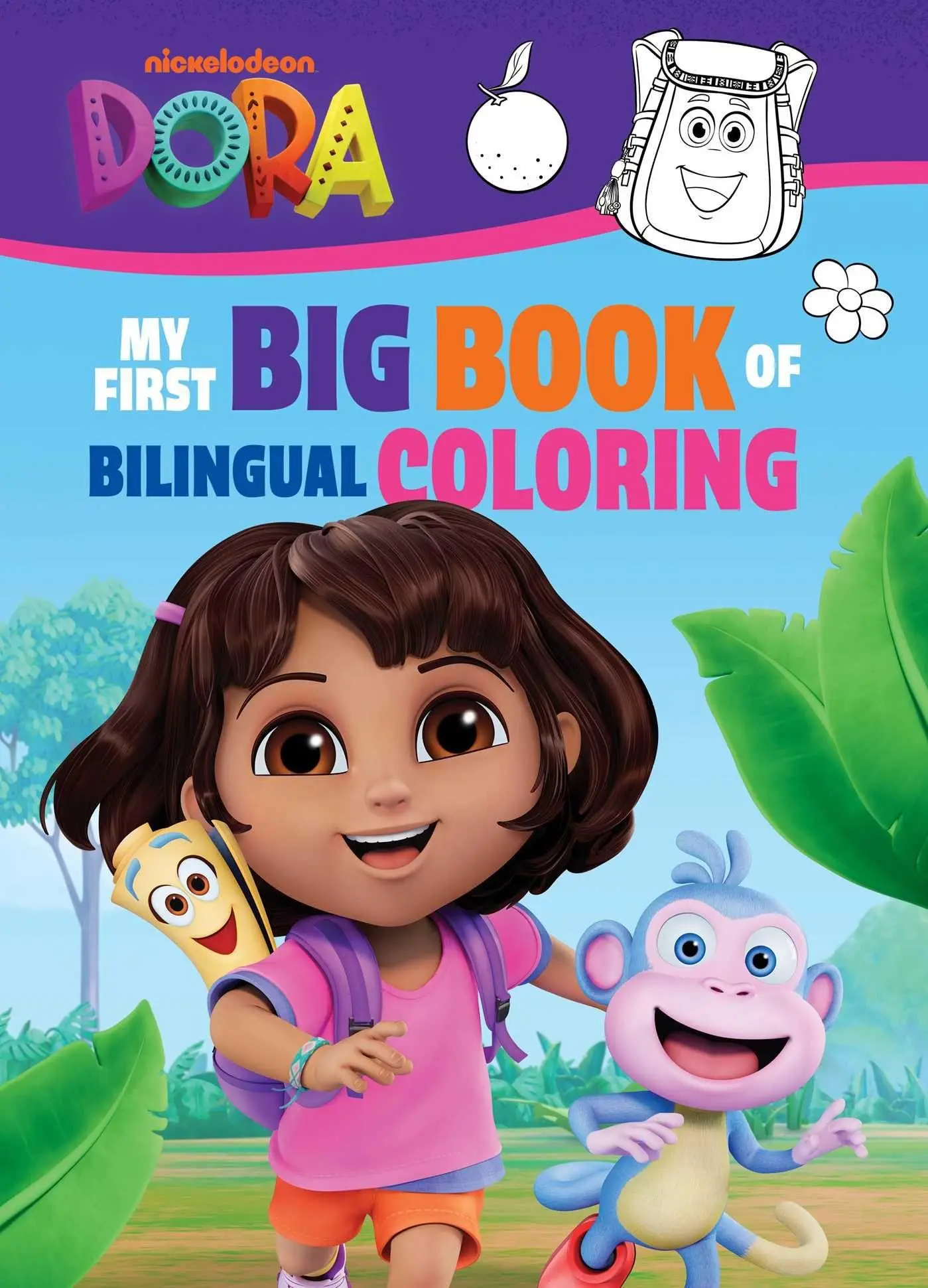 Cover: 9781499817676 | Dora the Explorer: My First Big Book of Bilingual Coloring (a Dora...