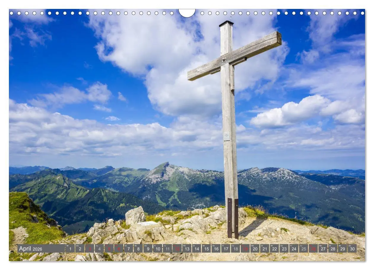 Bild: 9783457967676 | Wanderziele rund um Oberstdorf (Wandkalender 2026 DIN A3 quer),...