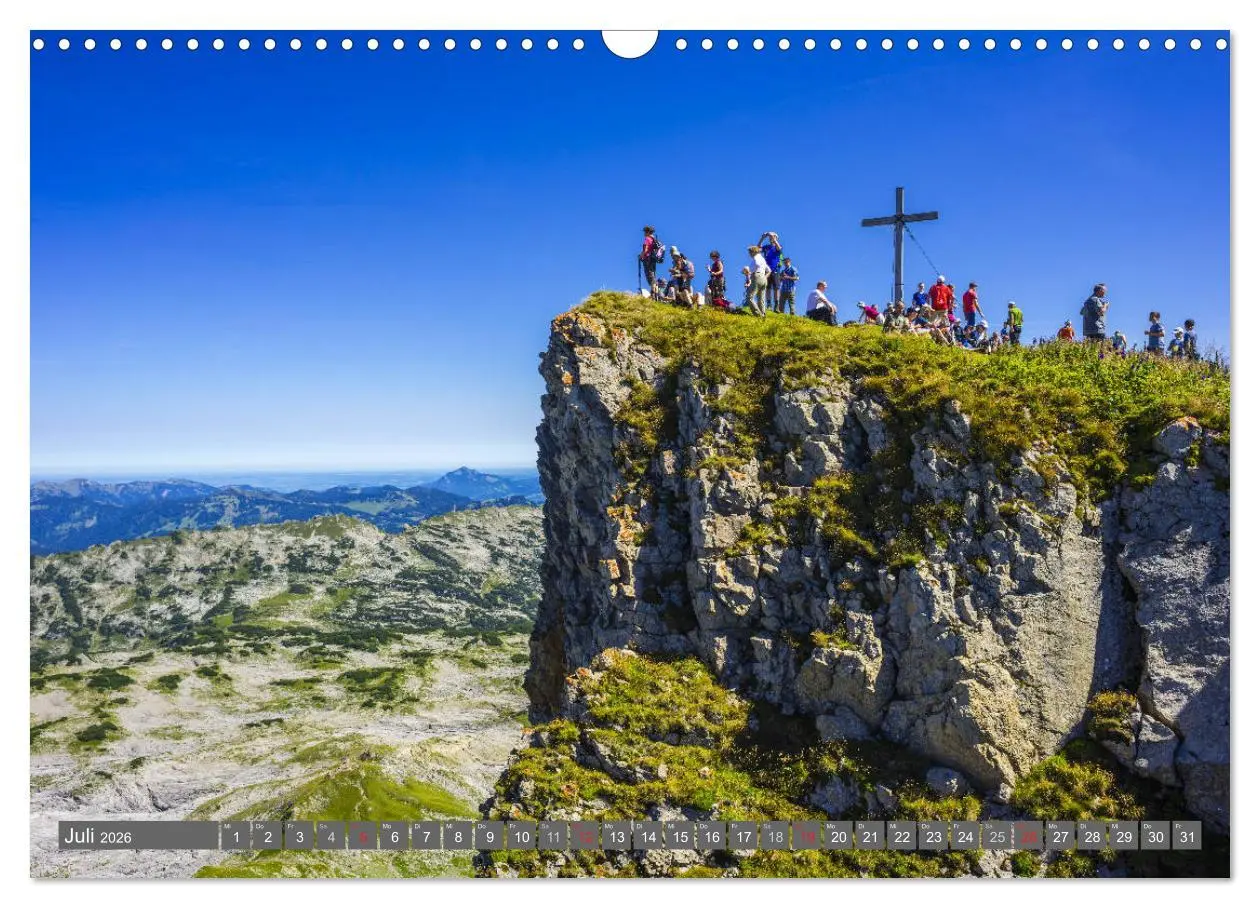 Bild: 9783457967676 | Wanderziele rund um Oberstdorf (Wandkalender 2026 DIN A3 quer),...