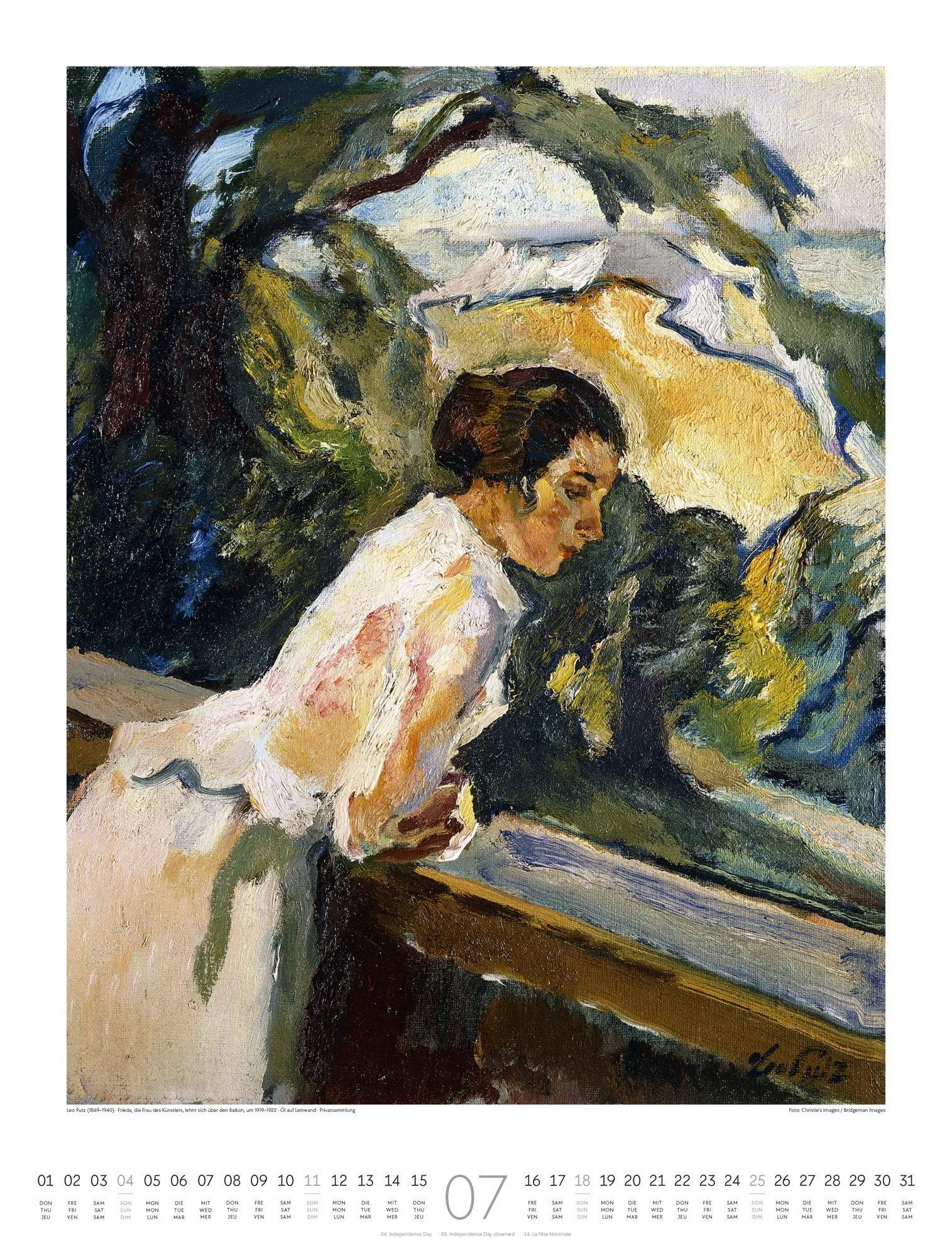 Bild: 9783838427676 | Expressionismus Kalender 2027 | Ackermann Kunstverlag GmbH | Kalender