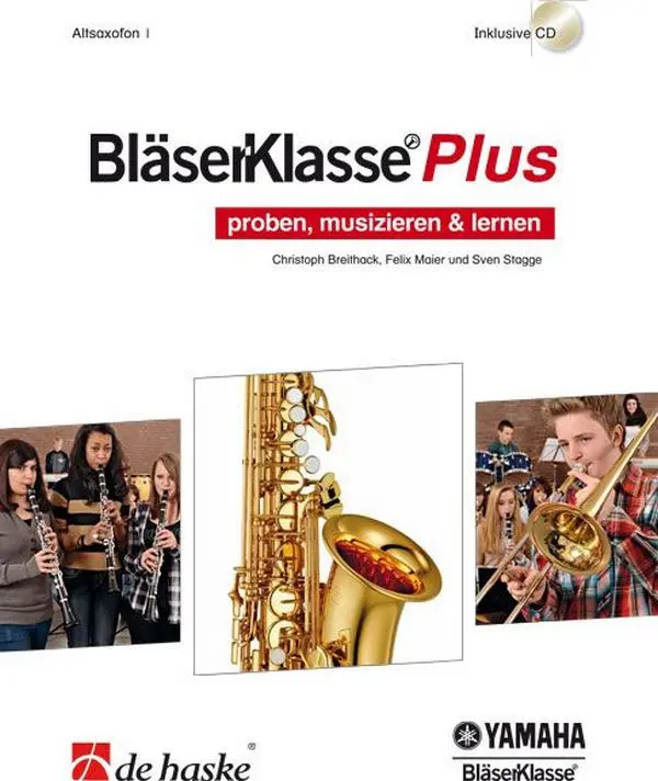 Cover: 9789043137676 | BläserKlasse Plus für Blasorchester Altsaxophon 1 | W | Buch + CD
