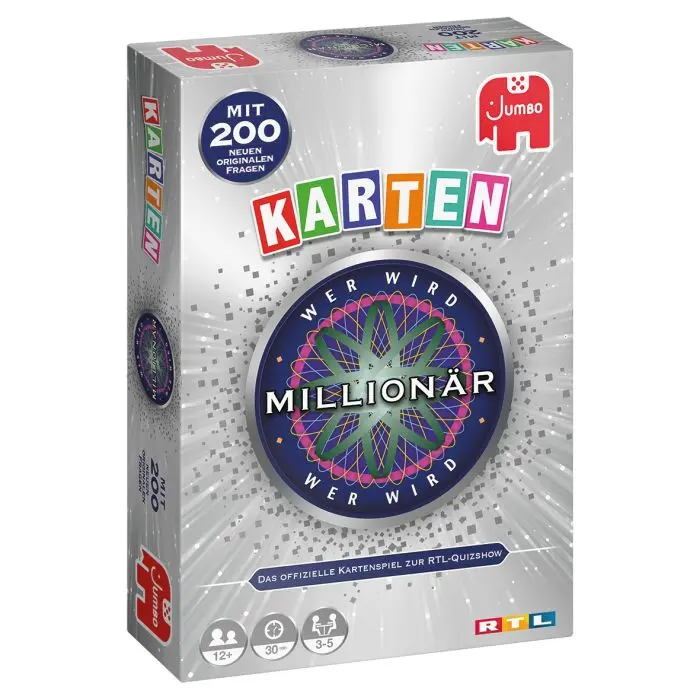 Cover: 8710126197776 | Wer wird Millionär - Kartenspiel | Spiel | Deutsch | 2020