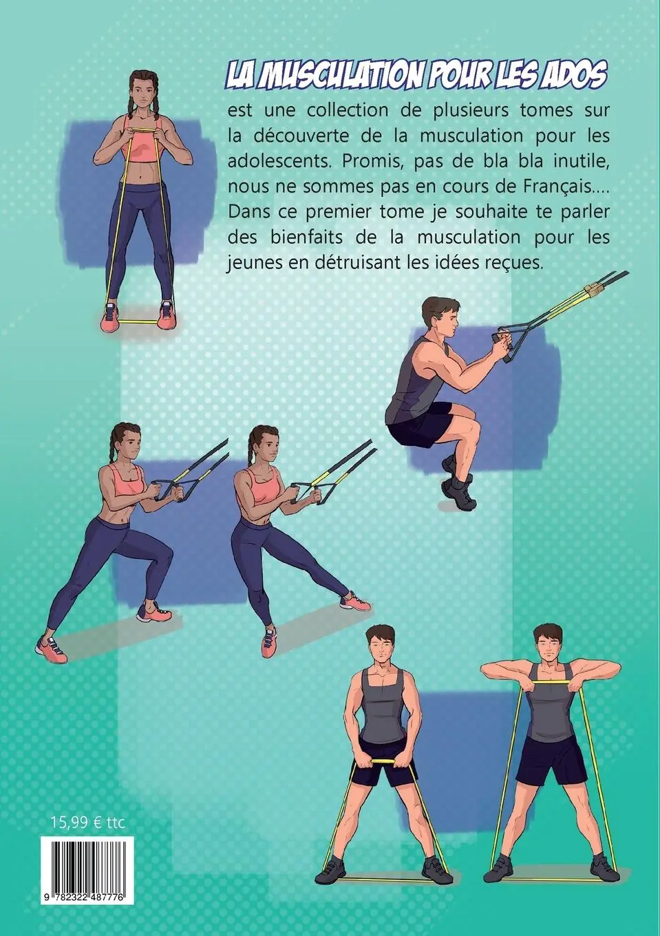 Rückseite: 9782322487776 | La Muscu pour les Ados | Tome 1 | Stéphane Rey | Taschenbuch | 2023