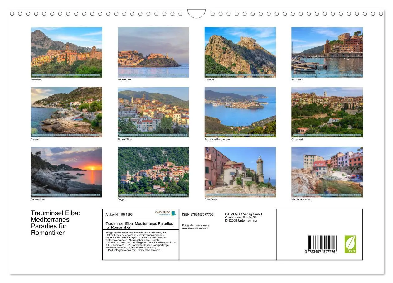 Bild: 9783457577776 | Trauminsel Elba: Mediterranes Paradies für Romantiker (Wandkalender...