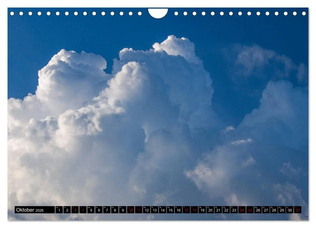 Bild: 9783457887776 | Faszination Wolken (Wandkalender 2026 DIN A4 quer), CALVENDO...