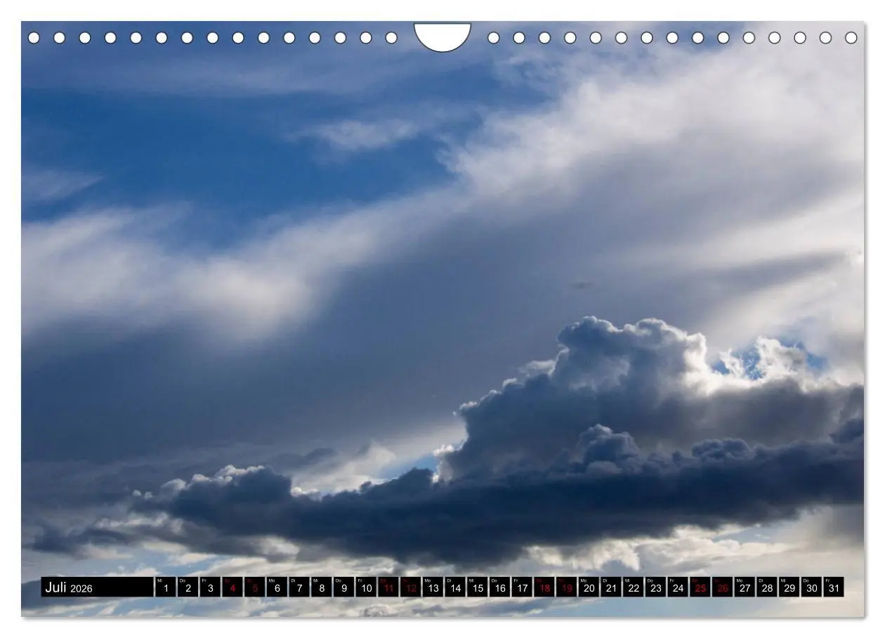 Bild: 9783457887776 | Faszination Wolken (Wandkalender 2026 DIN A4 quer), CALVENDO...