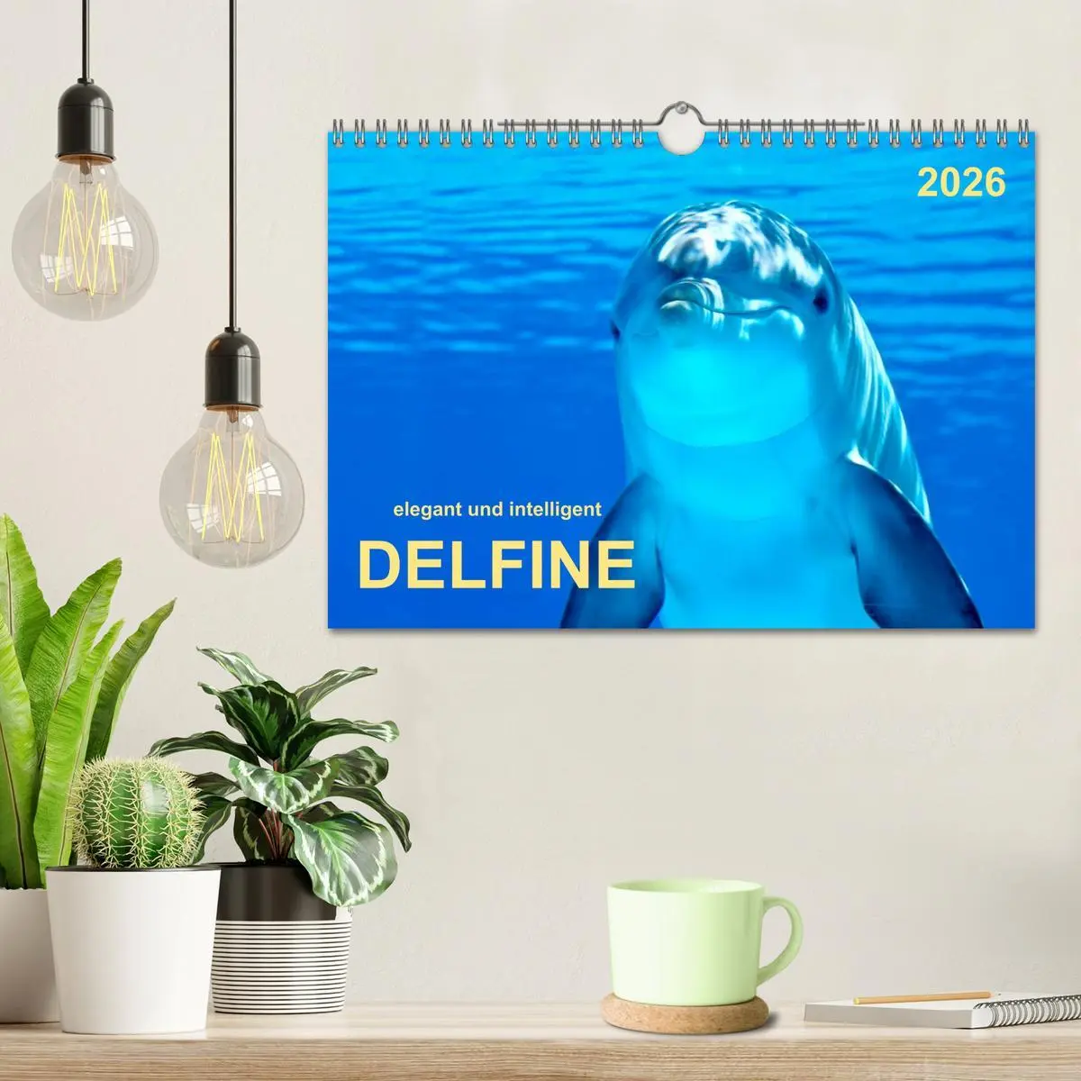 Bild: 9783516047776 | Delfine - elegant und intelligent (Wandkalender 2026 DIN A4 quer),...