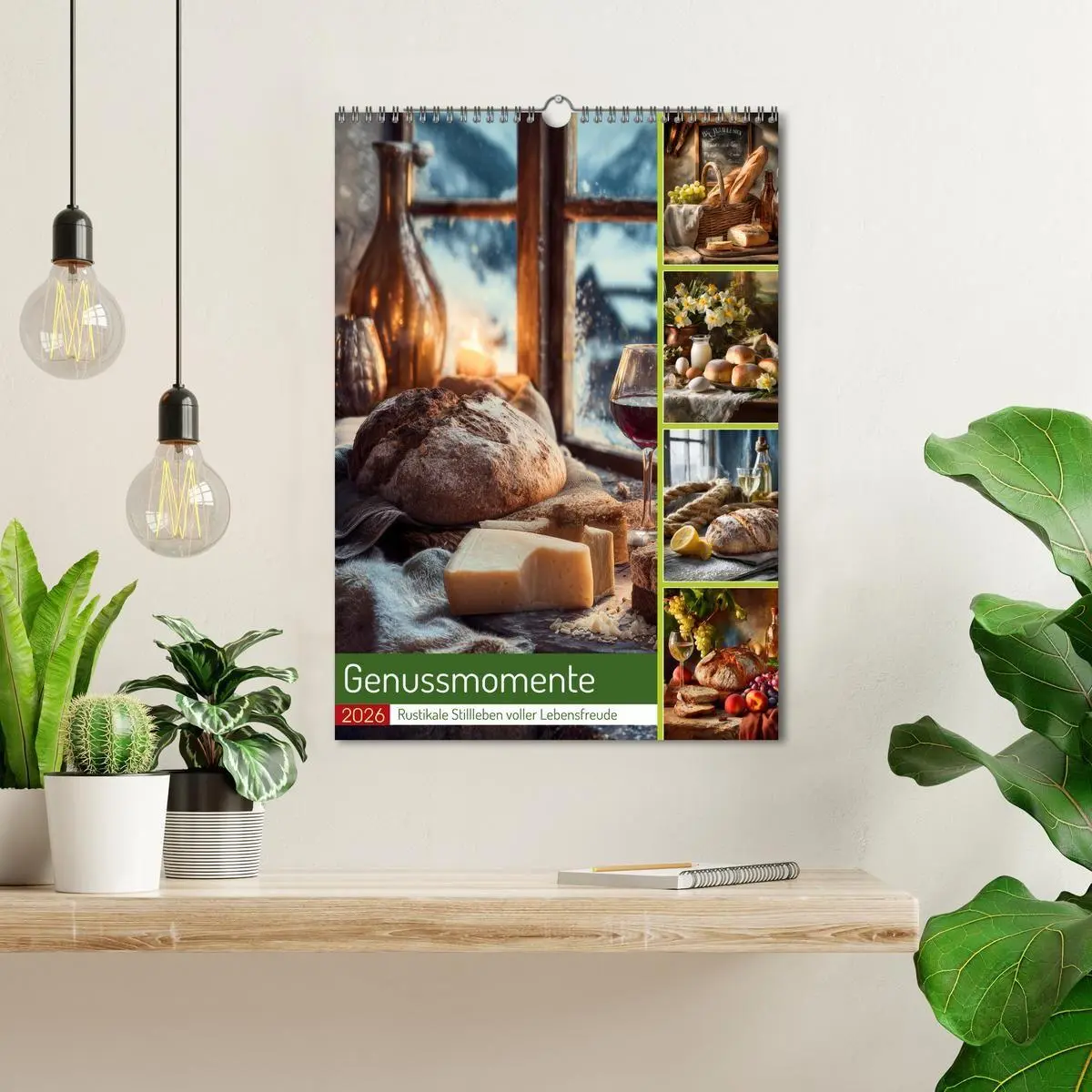Bild: 9783516737776 | Genussmomente (Wandkalender 2026 DIN A3 hoch), CALVENDO Monatskalender