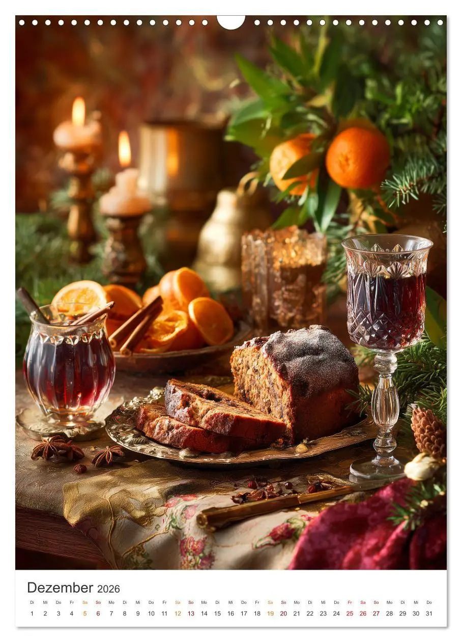 Bild: 9783516737776 | Genussmomente (Wandkalender 2026 DIN A3 hoch), CALVENDO Monatskalender