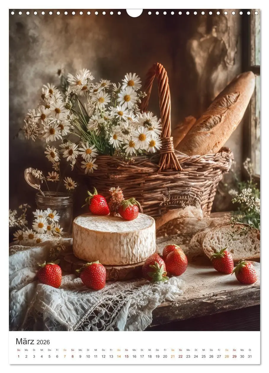 Bild: 9783516737776 | Genussmomente (Wandkalender 2026 DIN A3 hoch), CALVENDO Monatskalender