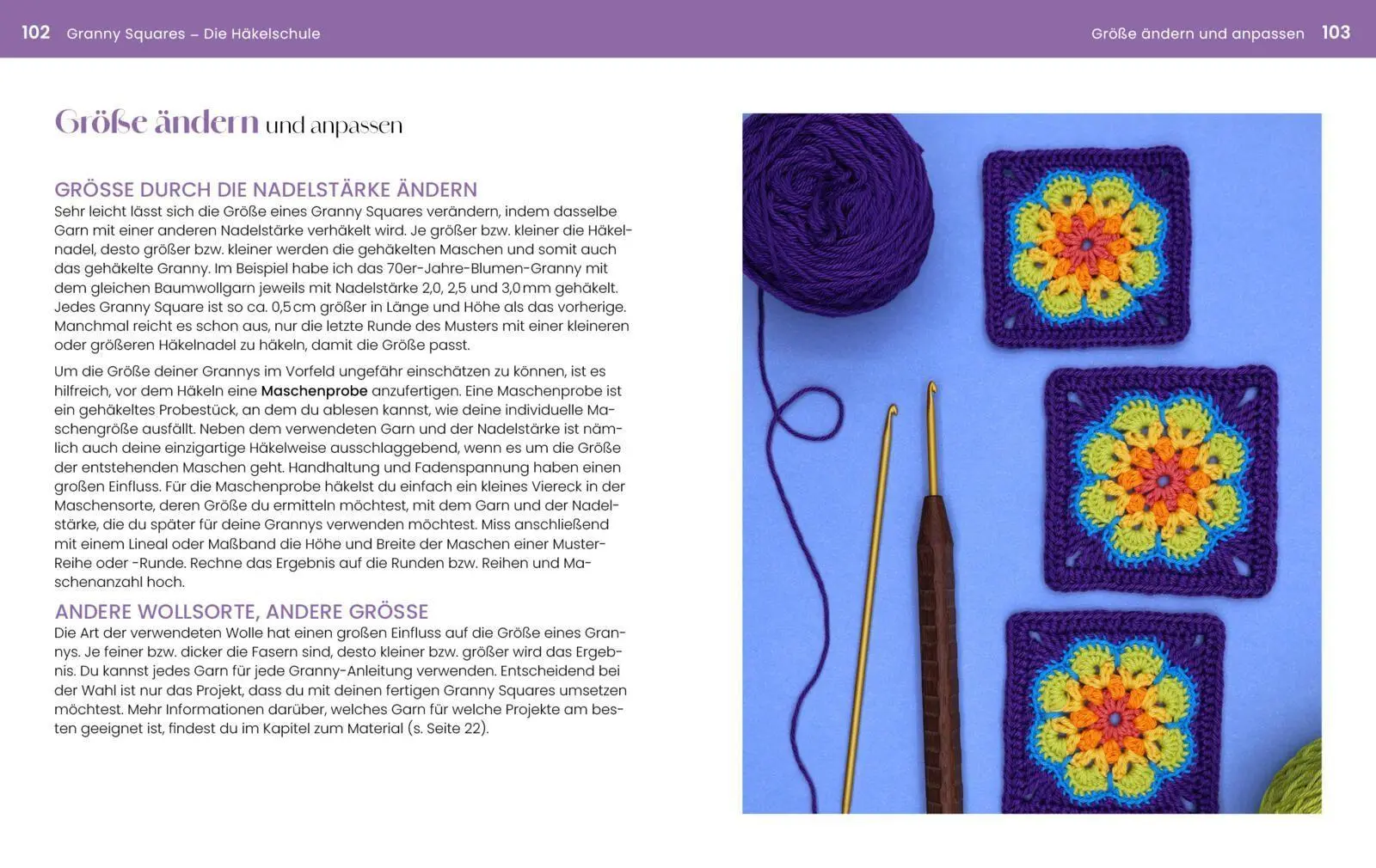 Bild: 9783747407776 | Granny Squares - Die Häkelschule | Inga Borges | Taschenbuch | 144 S.