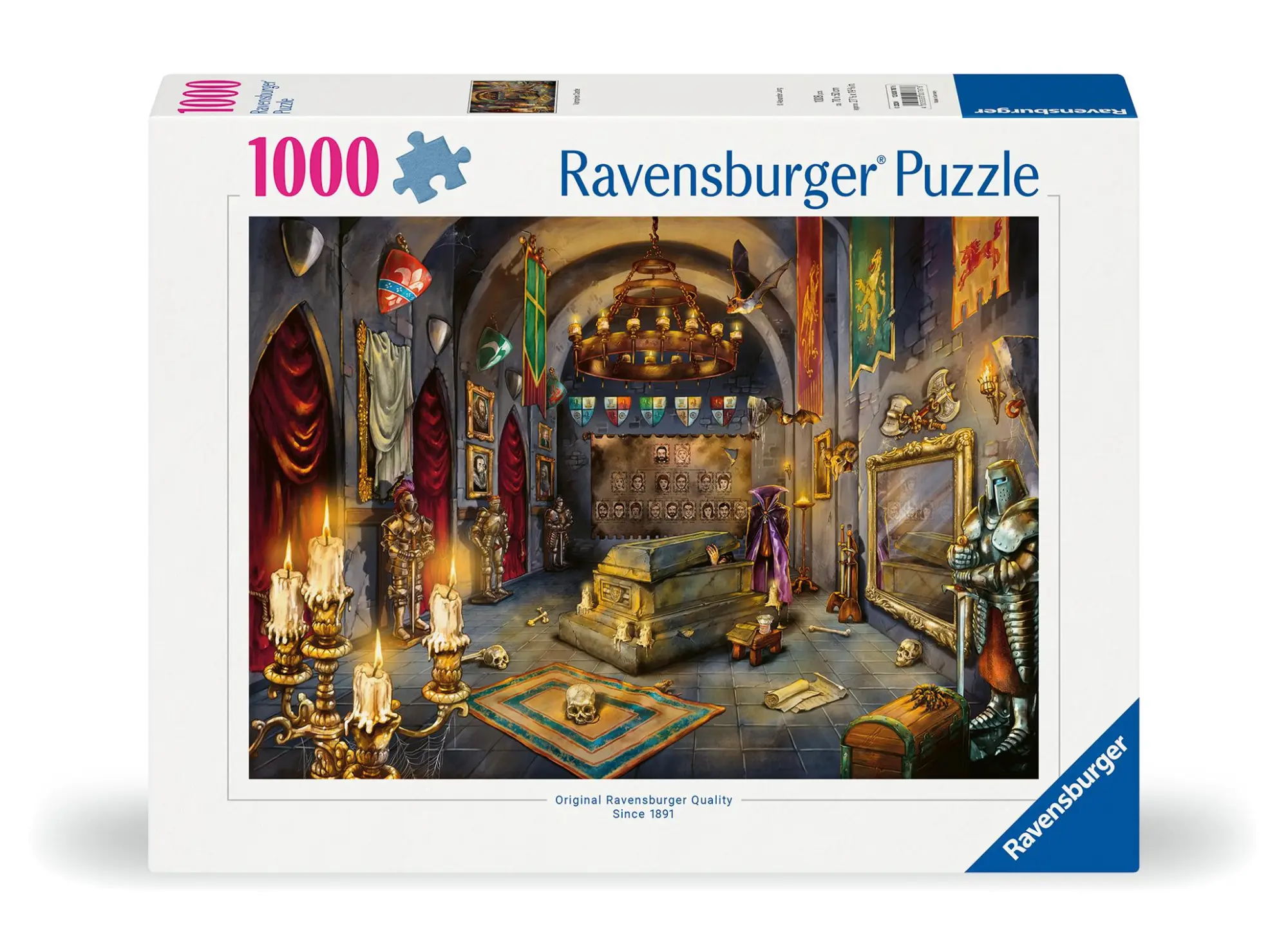 Cover: 4005555007876 | Erwachsenenpuzzle 1000 Teile - Das Schloss des Vampirs | Spiel | 2024