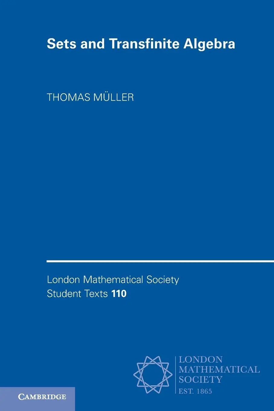 Cover: 9781009737876 | Sets and Transfinite Algebra | Thomas Muller | Taschenbuch | Englisch