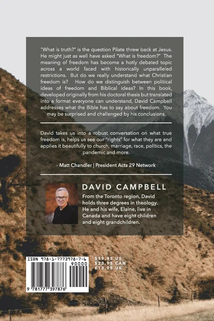 Rückseite: 9781777397876 | Exodus | The Road to Freedom in a Deconstructed World | David Campbell