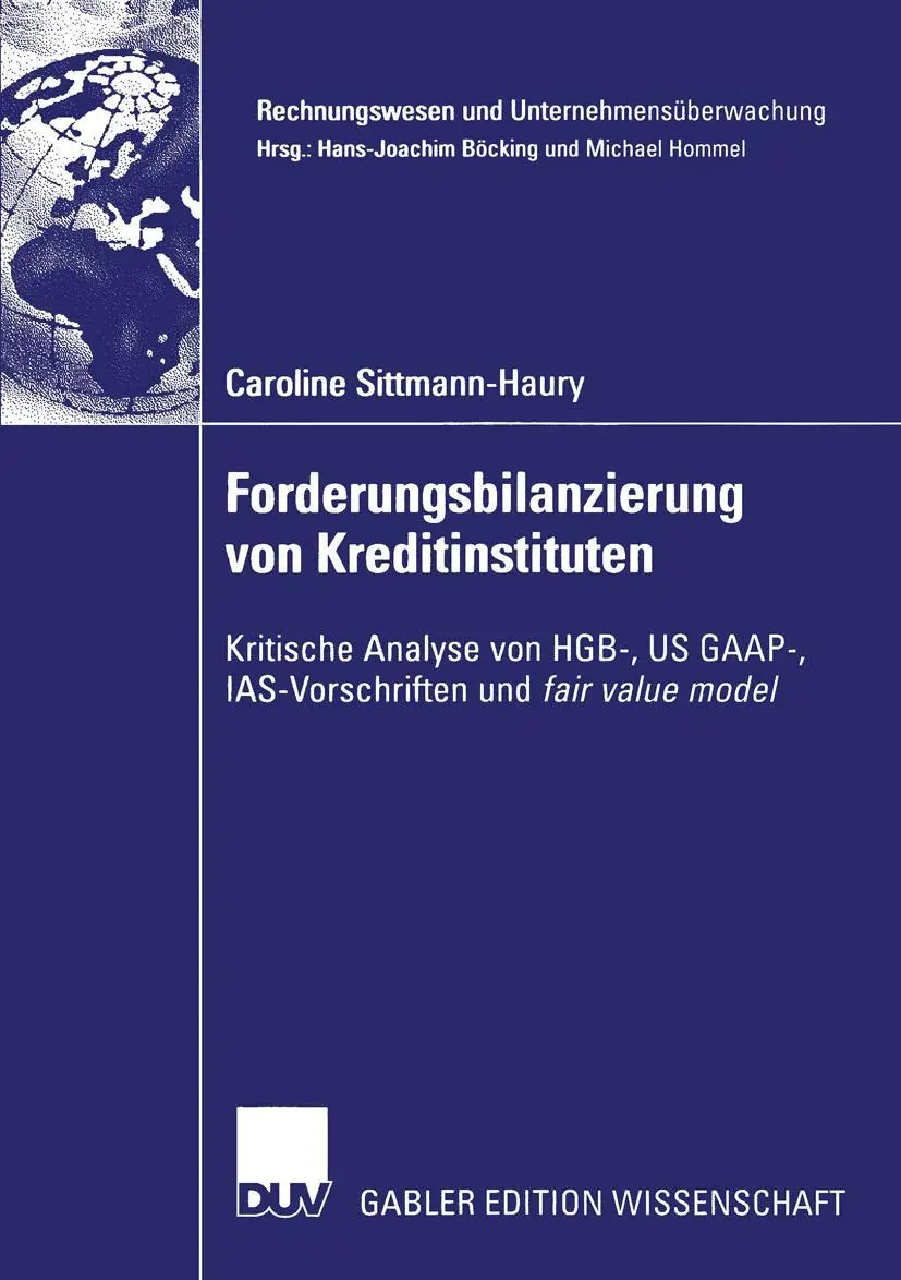 Cover: 9783824477876 | Forderungsbilanzierung von Kreditinstituten | Caroline Sittmann-Haury