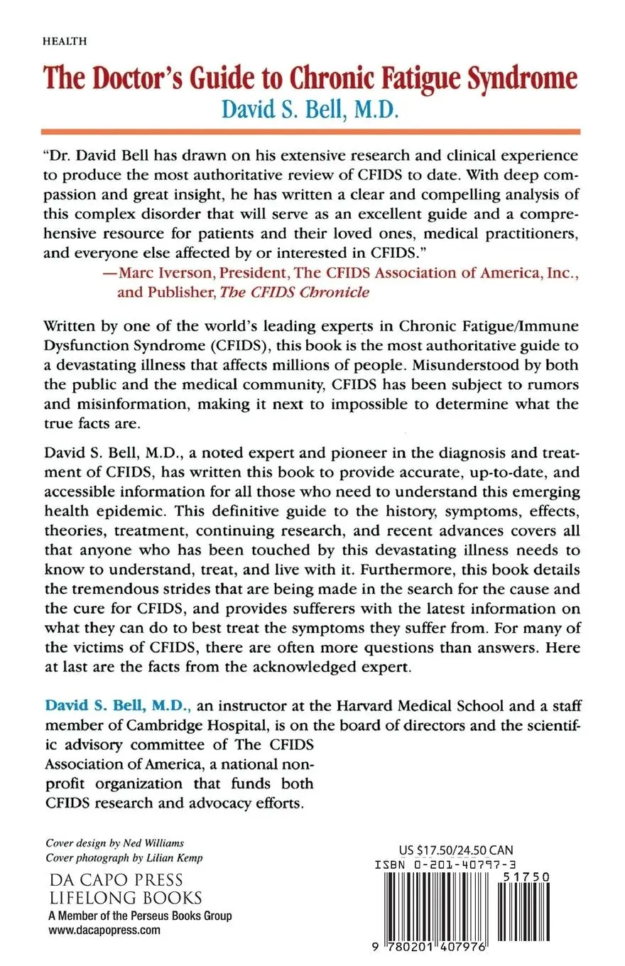 Rückseite: 9780201407976 | The Doctor's Guide to Chronic Fatigue Syndrome | David S. Bell | Buch
