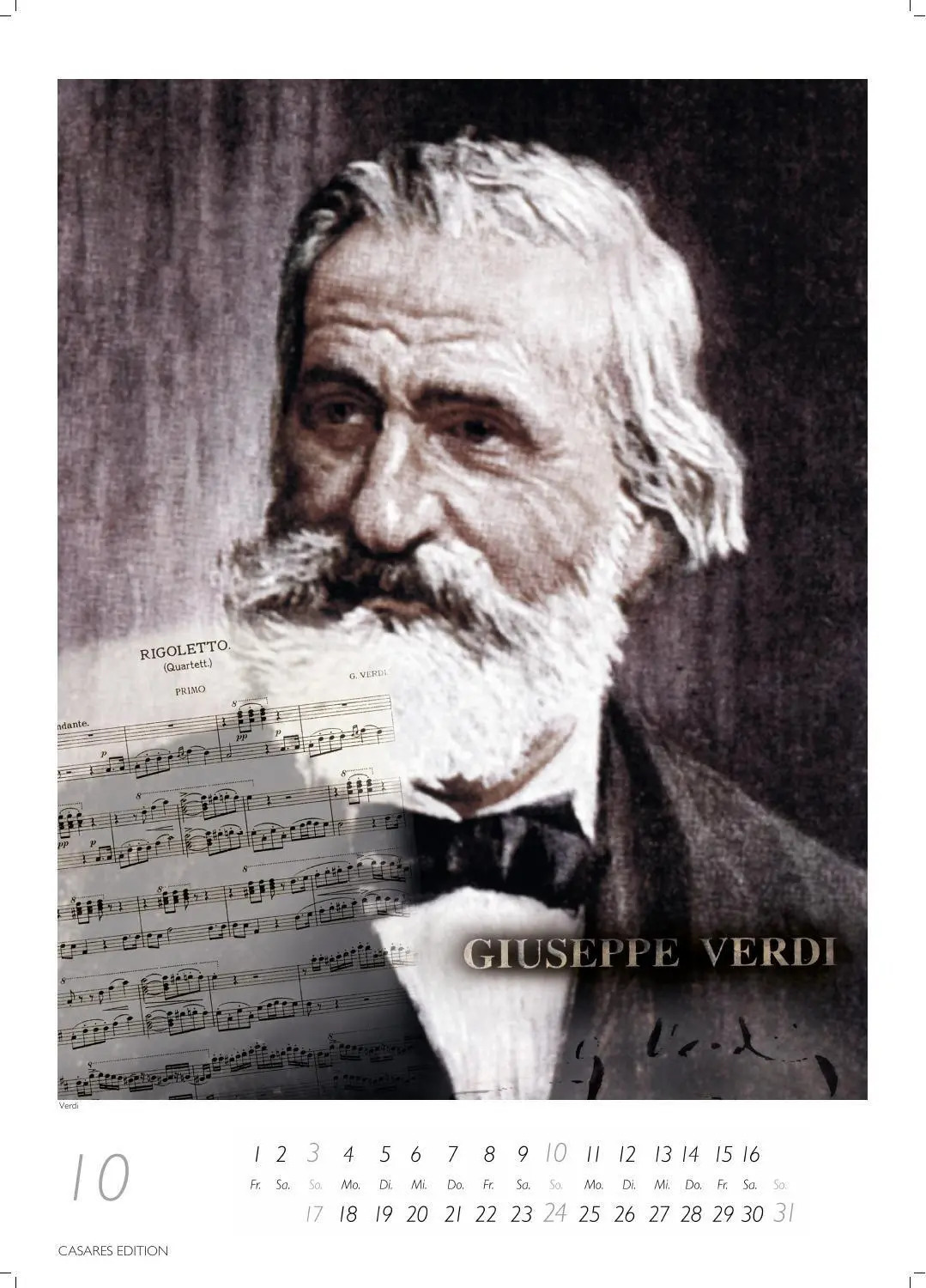 Bild: 9781835247976 | Komponisten Kalender 2027 - Musik-Kalender 42x59cm - 12 Klassische...