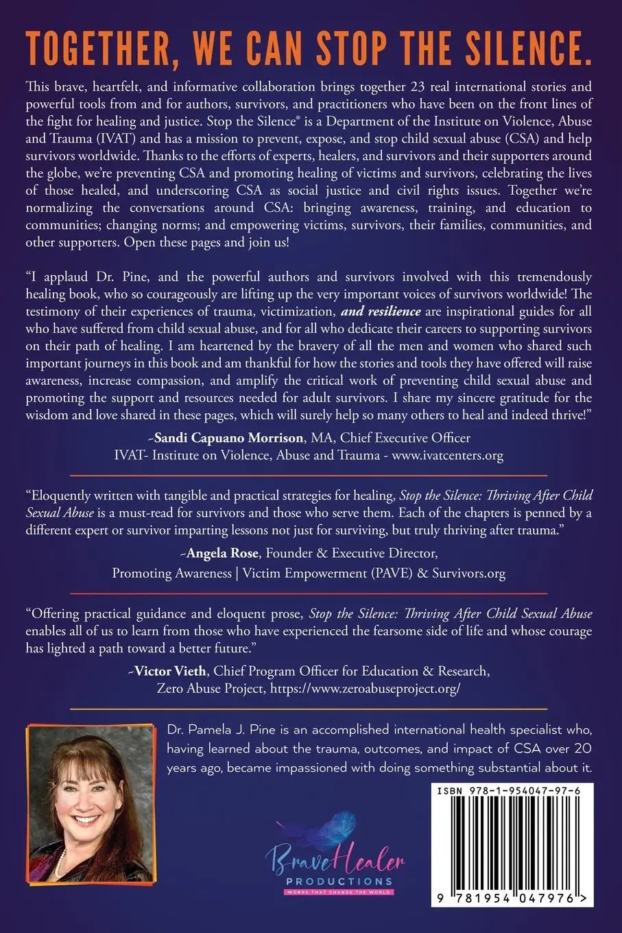 Rückseite: 9781954047976 | Stop the Silence | Thriving After Child Sexual Abuse | Pamela J. Pine