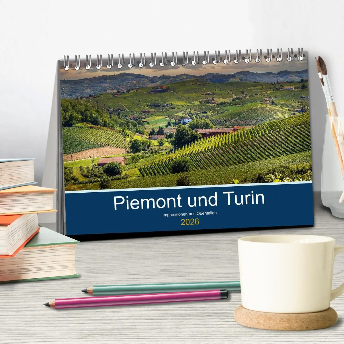 Bild: 9783457937976 | Piemont und Turin (Tischkalender 2026 DIN A5 quer), CALVENDO...