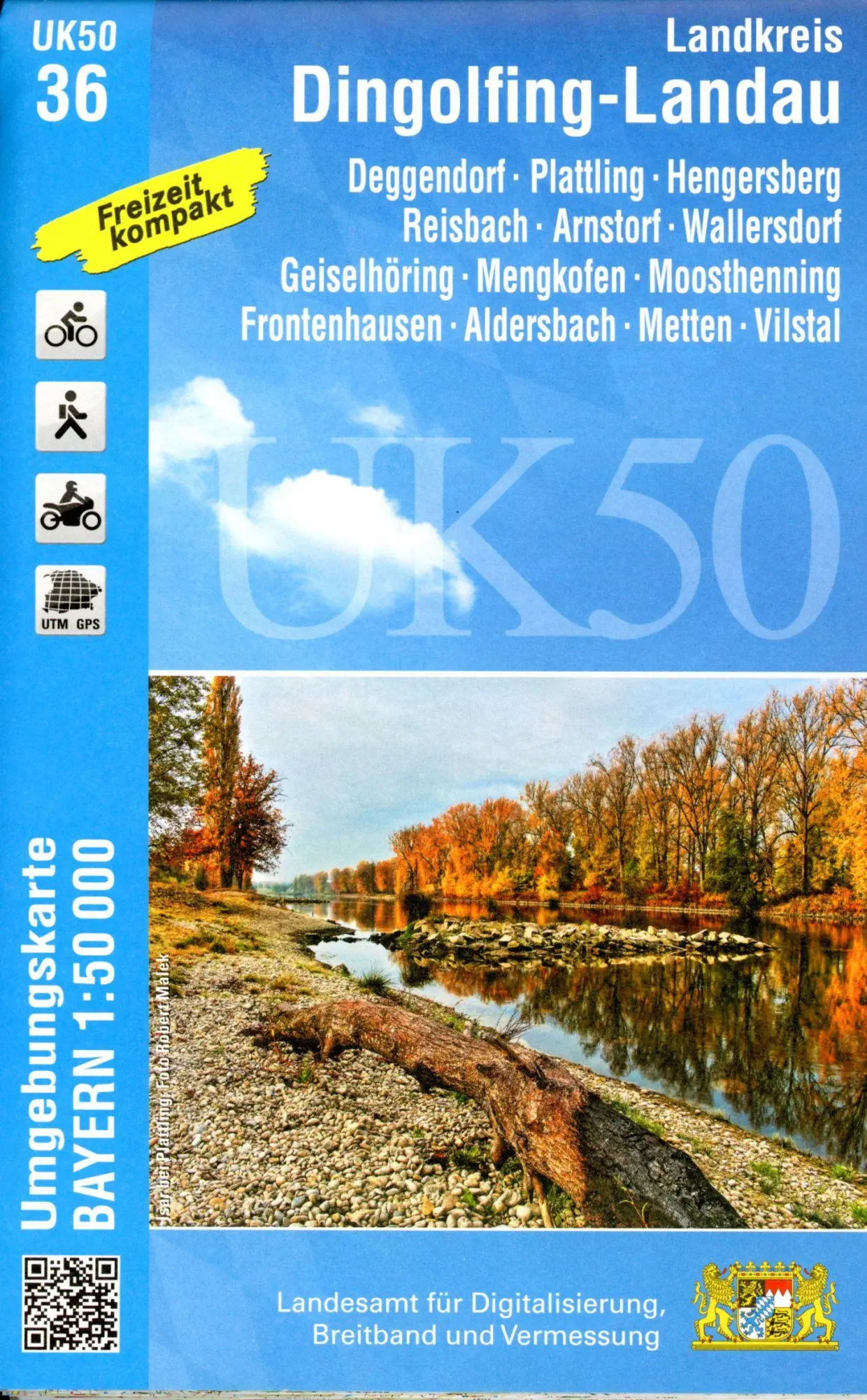 Cover: 9783899337976 | Landkreis Dingolfing-Landau 1:50 000 (UK50-36) | Digitalisierung