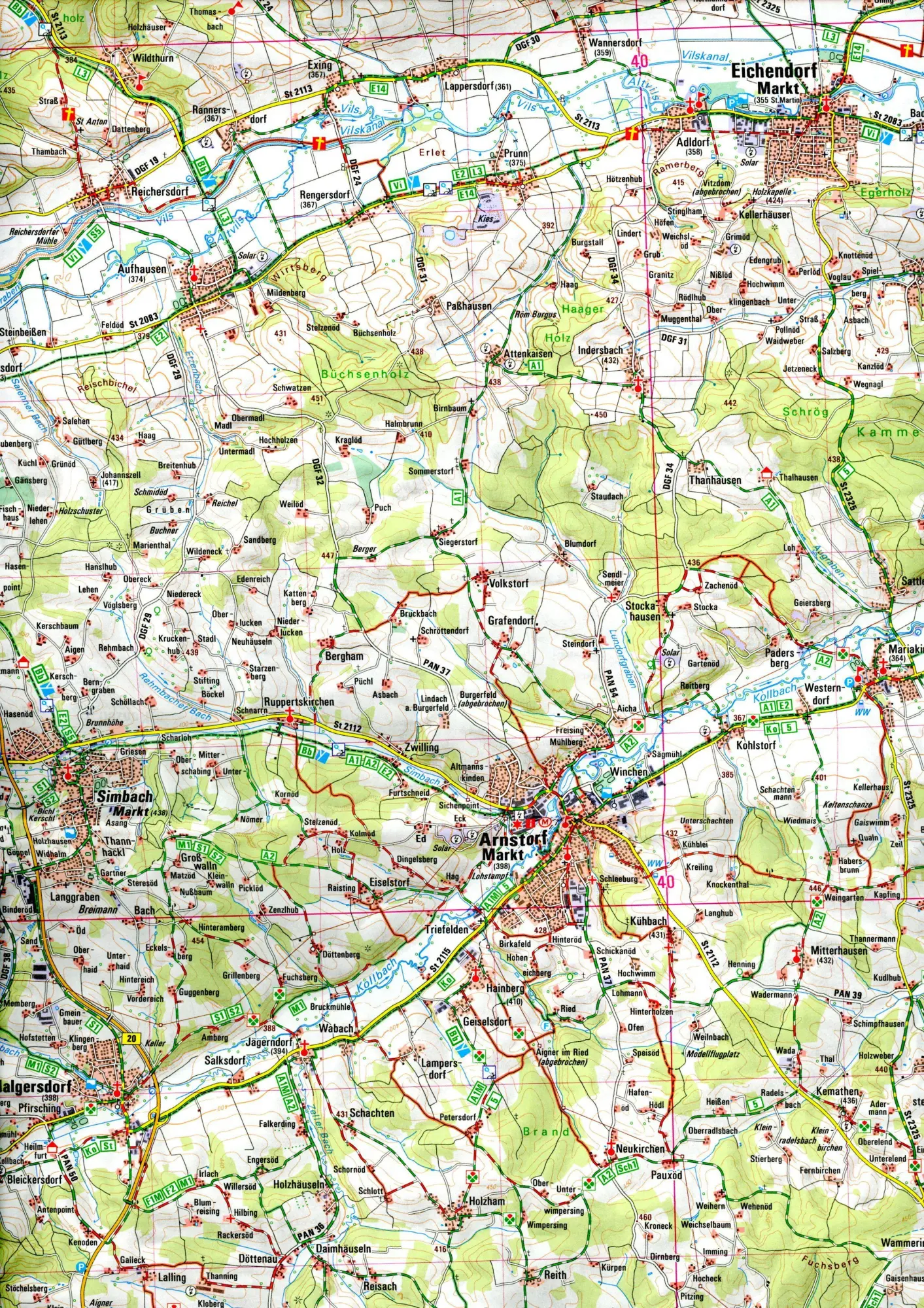 Bild: 9783899337976 | Landkreis Dingolfing-Landau 1:50 000 (UK50-36) | Digitalisierung