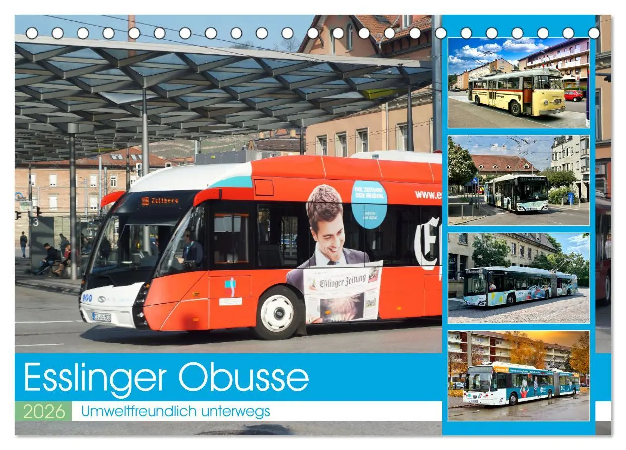 Cover: 9783457518076 | Esslinger Obusse (Tischkalender 2026 DIN A5 quer), CALVENDO...