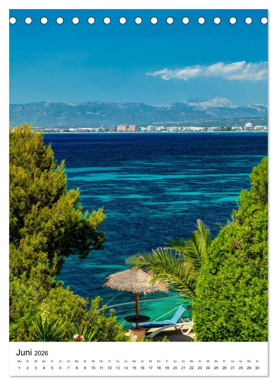 Bild: 9783516398076 | Mallorca - Insel des Glücks (Tischkalender 2026 DIN A5 hoch),...
