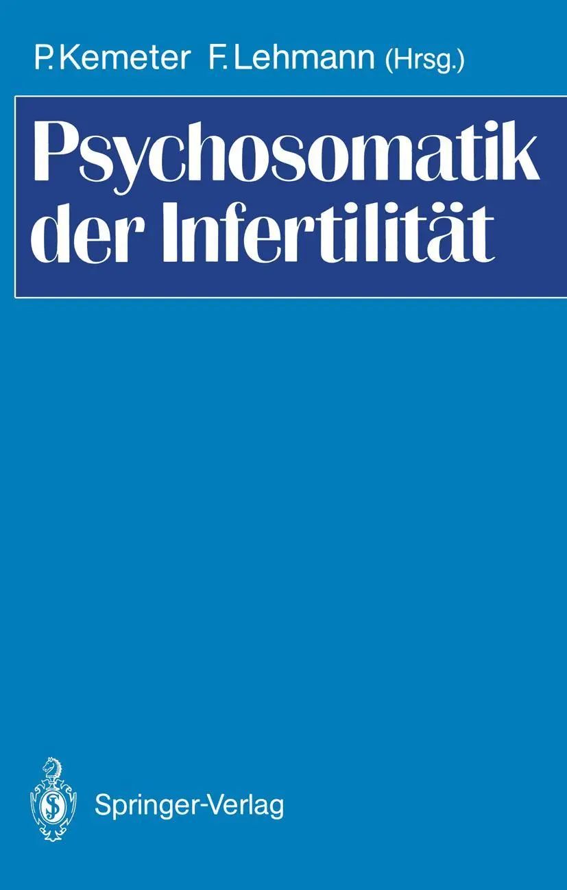 Cover: 9783540508076 | Psychosomatik der Infertilität | Frank Lehmann (u. a.) | Taschenbuch