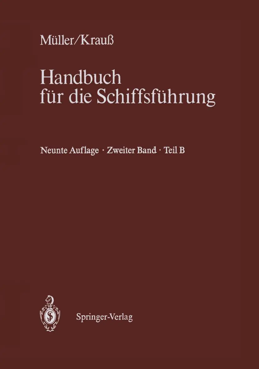 Cover: 9783642648076 | Schiffahrtsrecht und Manövrieren | Teil B Schiffahrtsrecht II | Buch