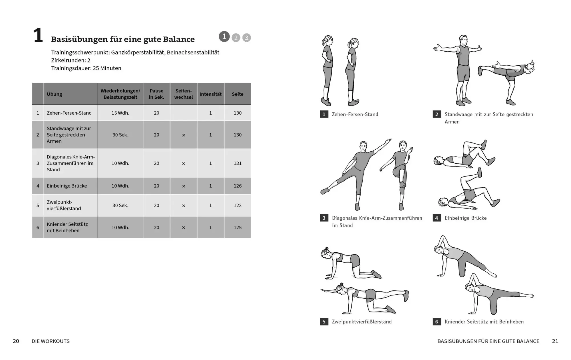 Bild: 9783742328076 | 50 Workouts - Balance | Katharina Herdener | Taschenbuch | 144 S.