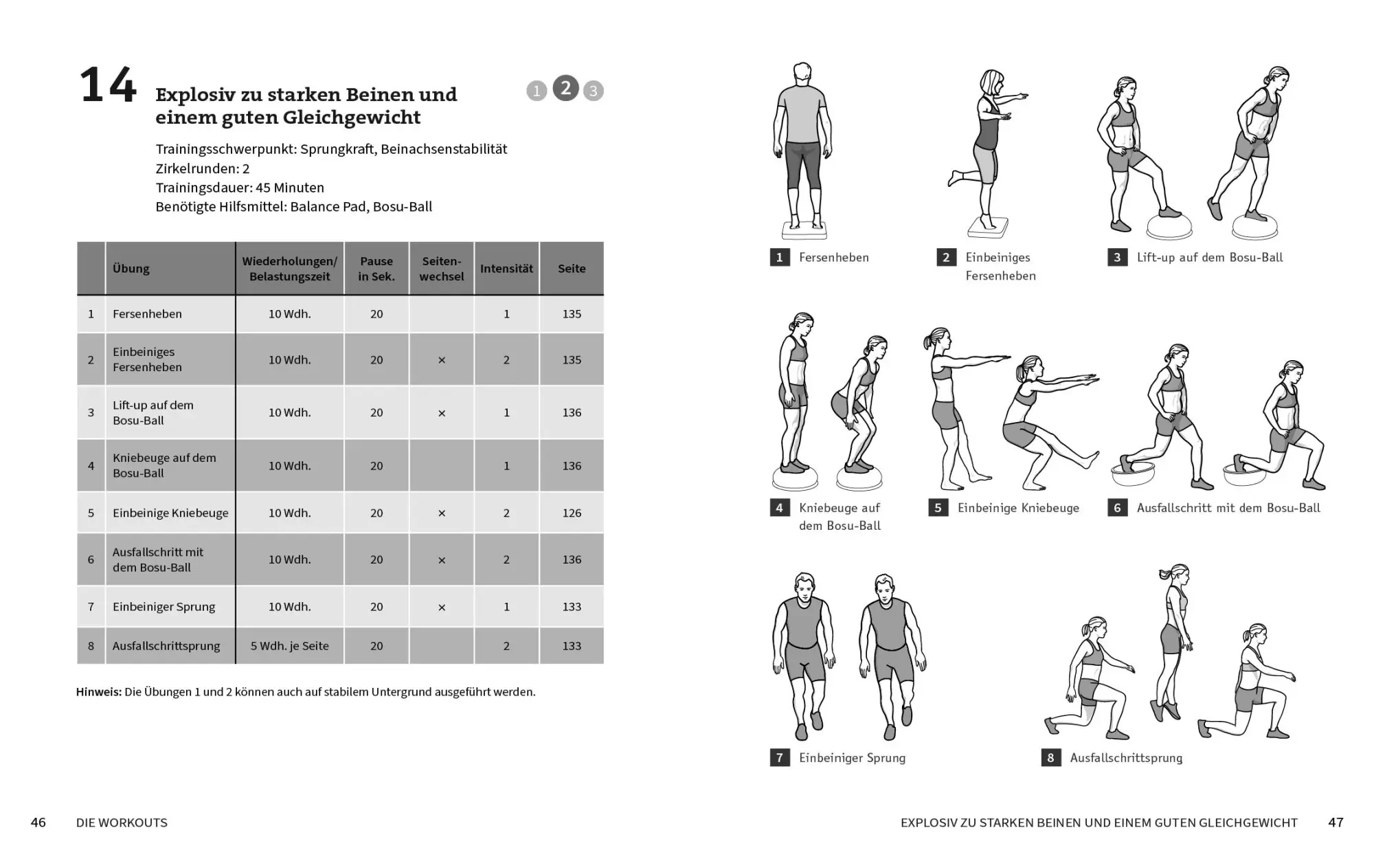 Bild: 9783742328076 | 50 Workouts - Balance | Katharina Herdener | Taschenbuch | 144 S.