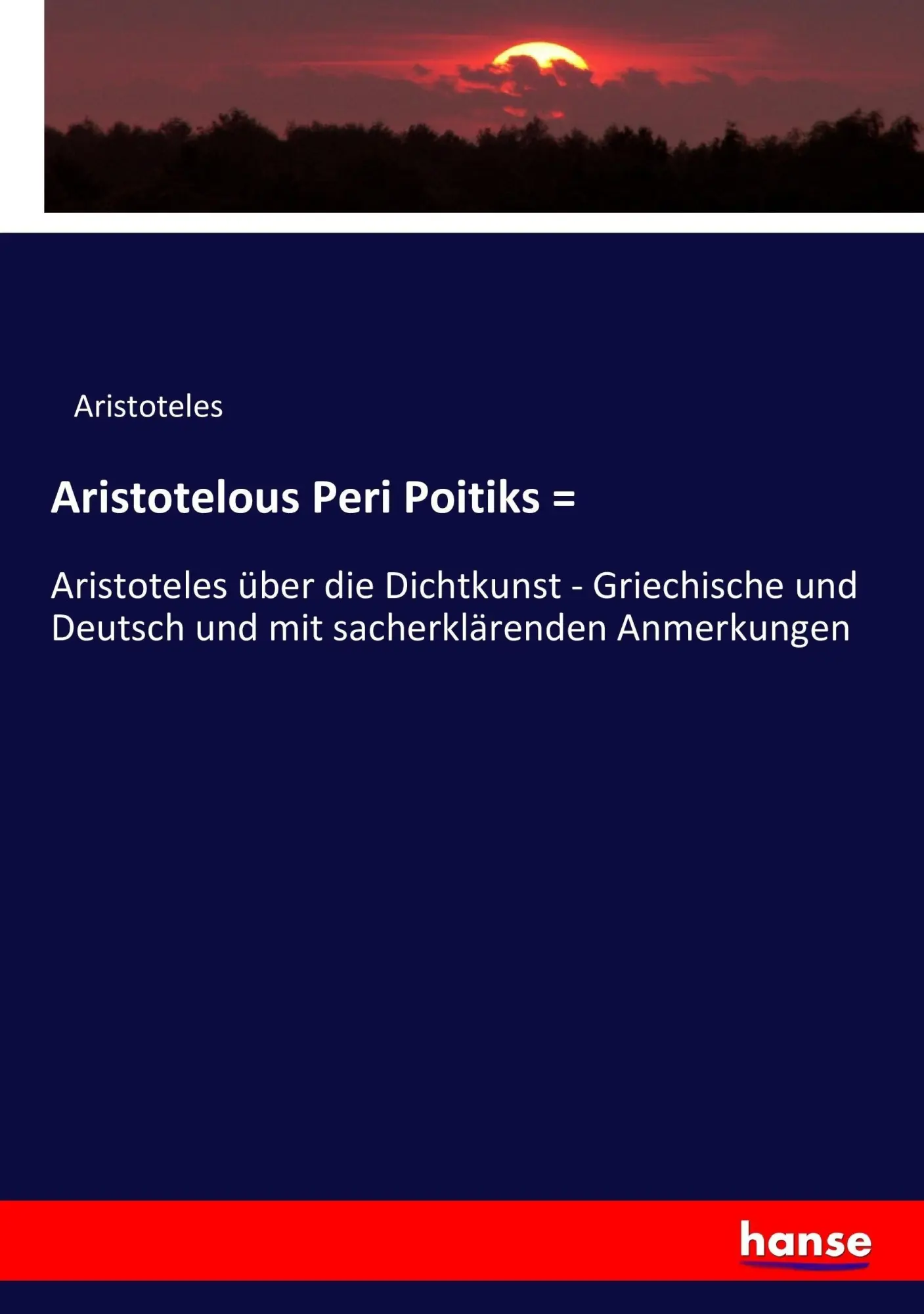 Cover: 9783743628076 | Aristotelous Peri Poitiks = | Aristoteles | Taschenbuch | 352 S.