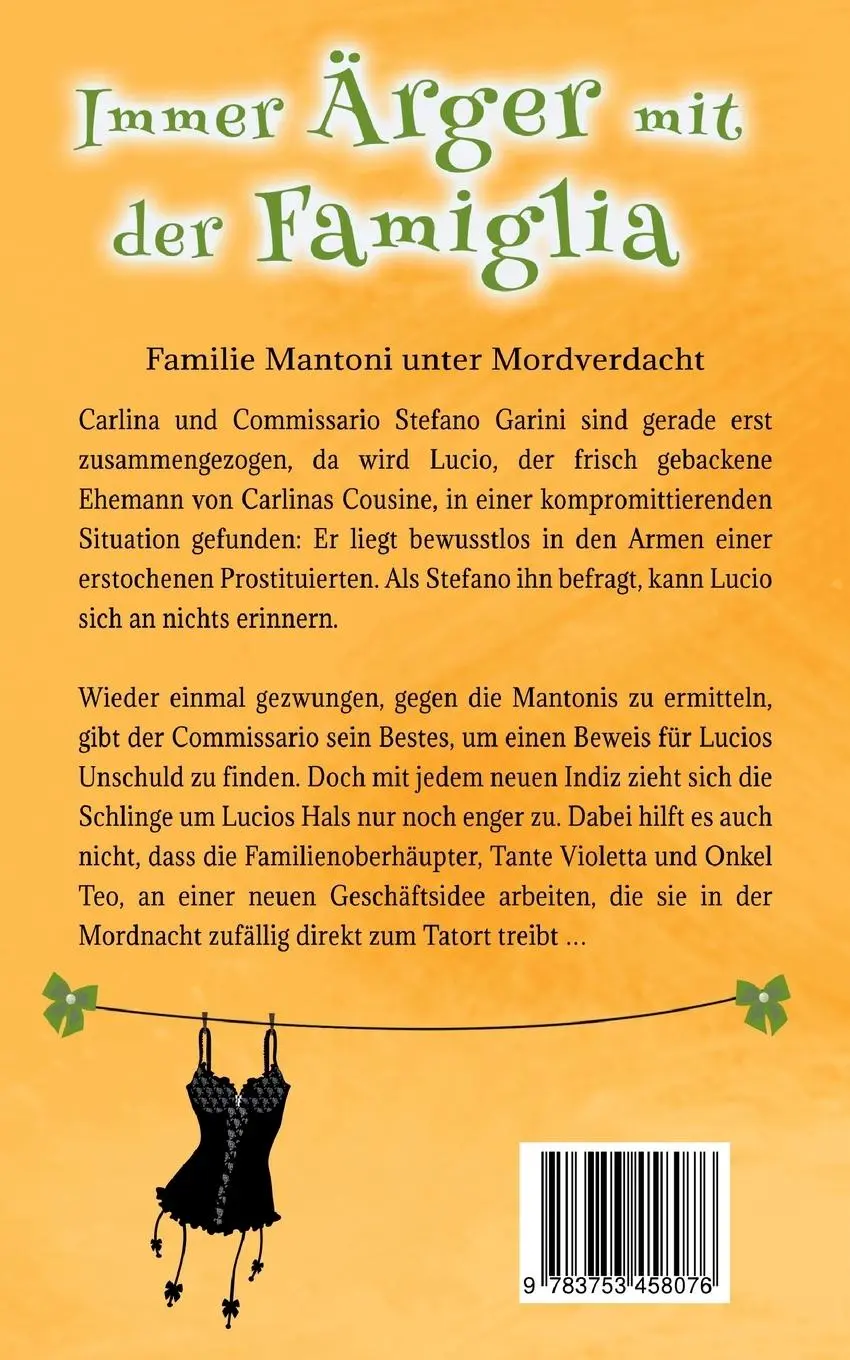 Rückseite: 9783753458076 | Immer Ärger mit der Famiglia | Florentinische Morde Nr. 8 | Boeker
