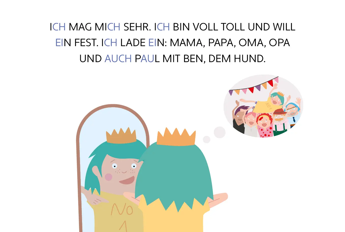 Bild: 9783911098076 | ICH UND DAS FEST | in Großbuchstaben | Inge Bosse | Buch | 16 S.
