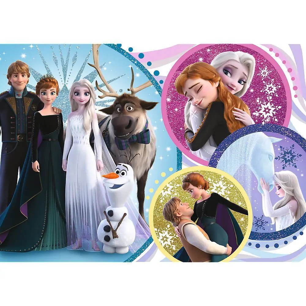 Bild: 5900511148176 | Disney Frozen Glitterpuzzle, Im Schein der Liebe (Kinderpuzzle) | 2021