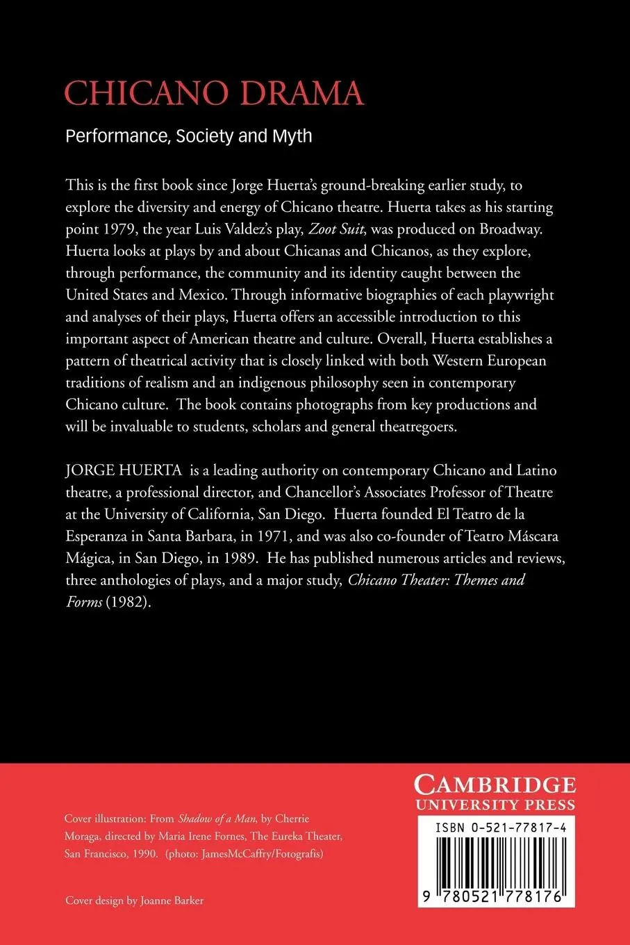 Rückseite: 9780521778176 | Chicano Drama | Performance, Society and Myth | Huerta (u. a.) | Buch