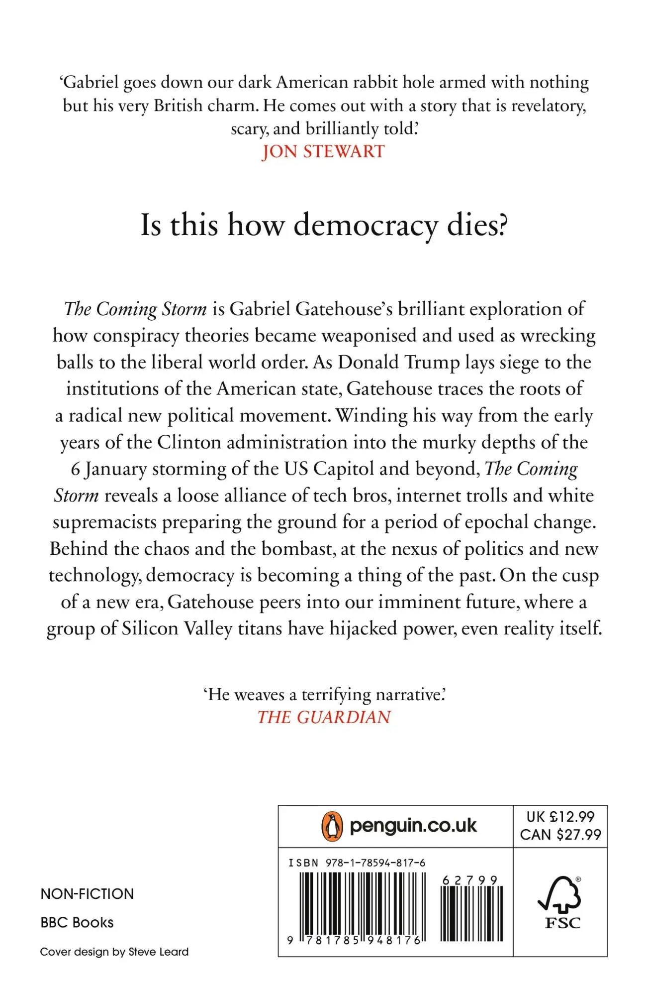 Rückseite: 9781785948176 | The Coming Storm | Inside America's Radical New Politics of Paranoia