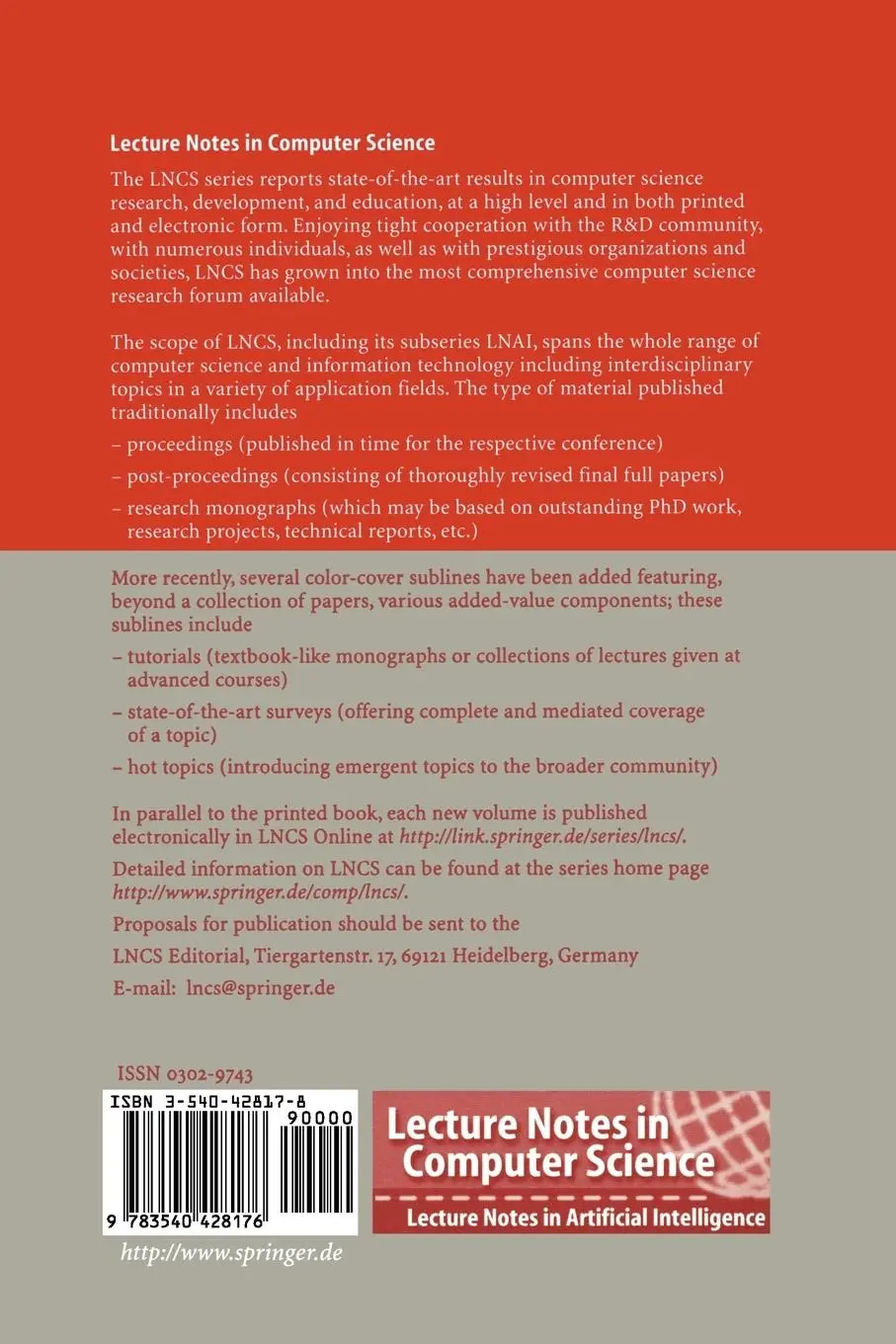 Rückseite: 9783540428176 | Job Scheduling Strategies for Parallel Processing | Rudolph (u. a.)