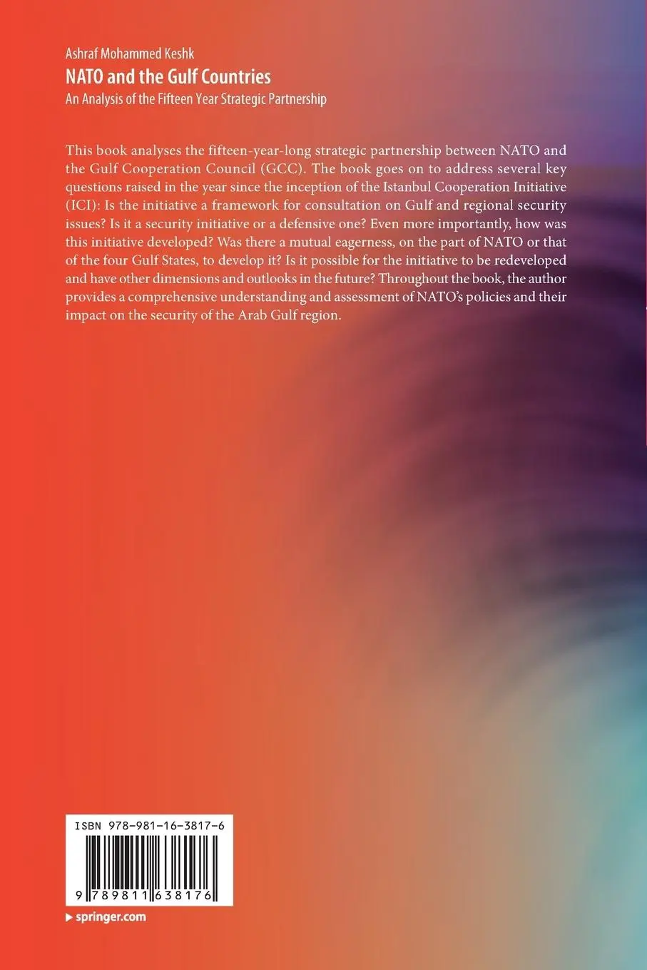 Rückseite: 9789811638176 | NATO and the Gulf Countries | Ashraf Mohammed Keshk | Taschenbuch | xv