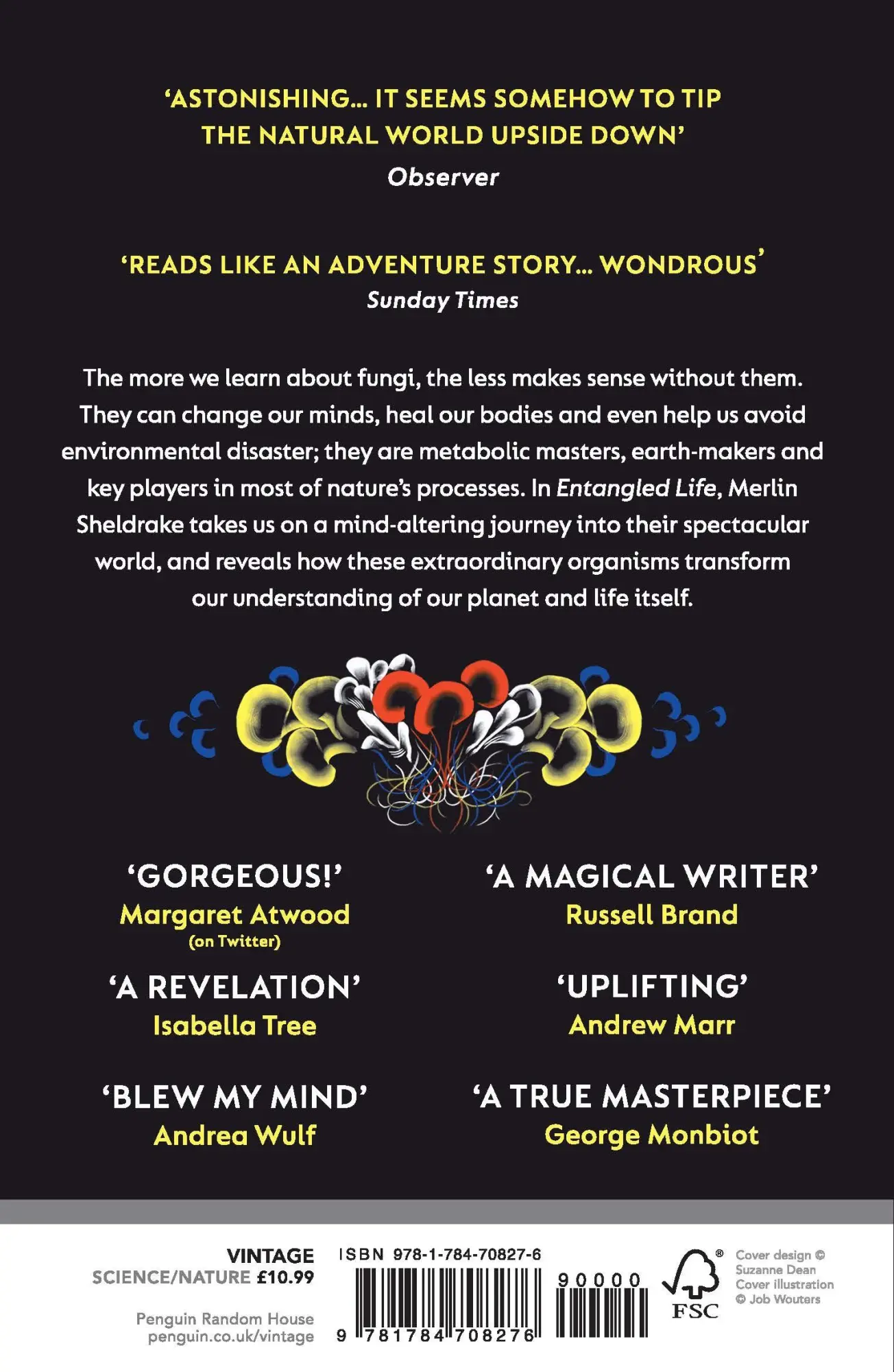 Rückseite: 9781784708276 | Entangled Life | Merlin Sheldrake | Taschenbuch | B-format paperback