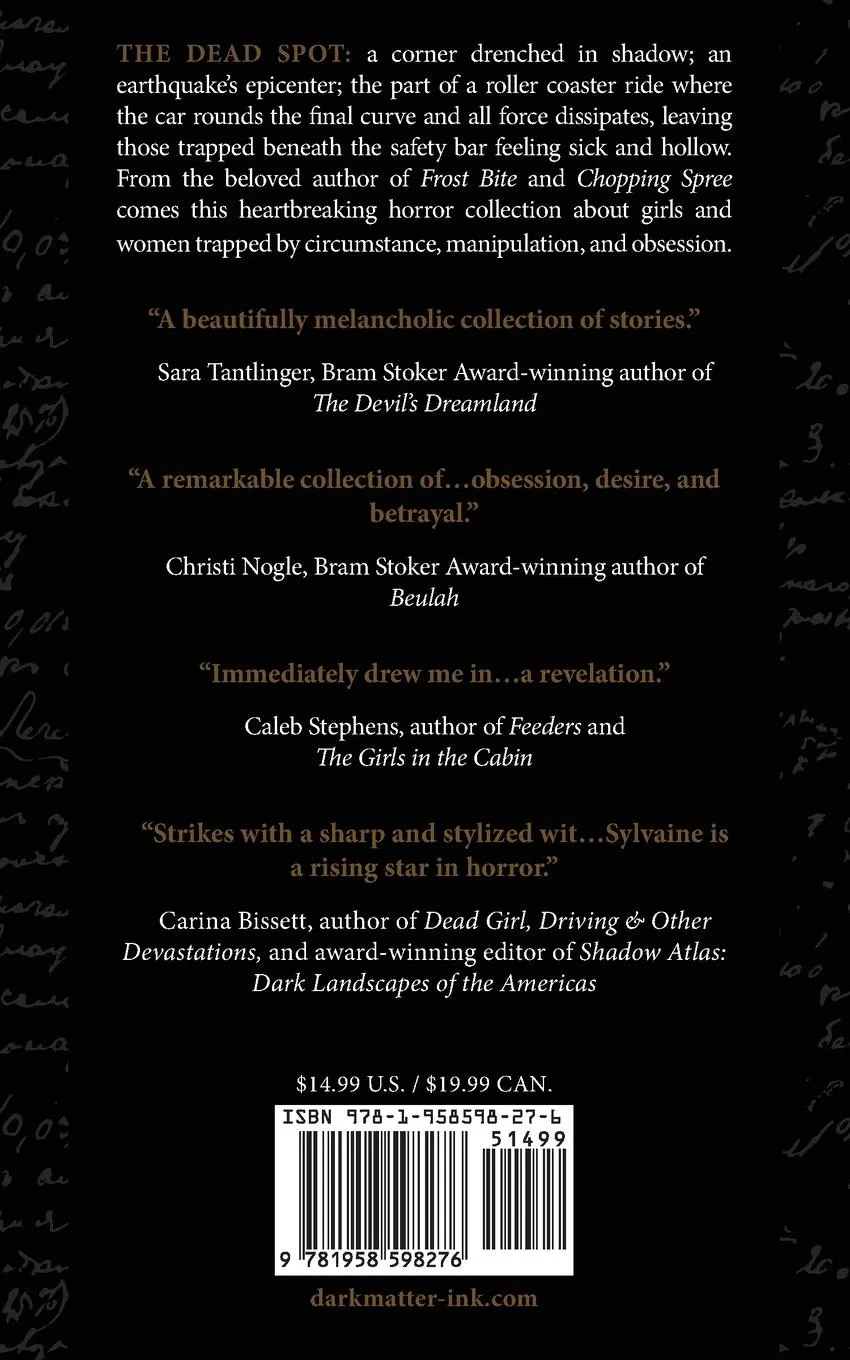Rückseite: 9781958598276 | The Dead Spot | Stories of Lost Girls | Angela Sylvaine | Taschenbuch