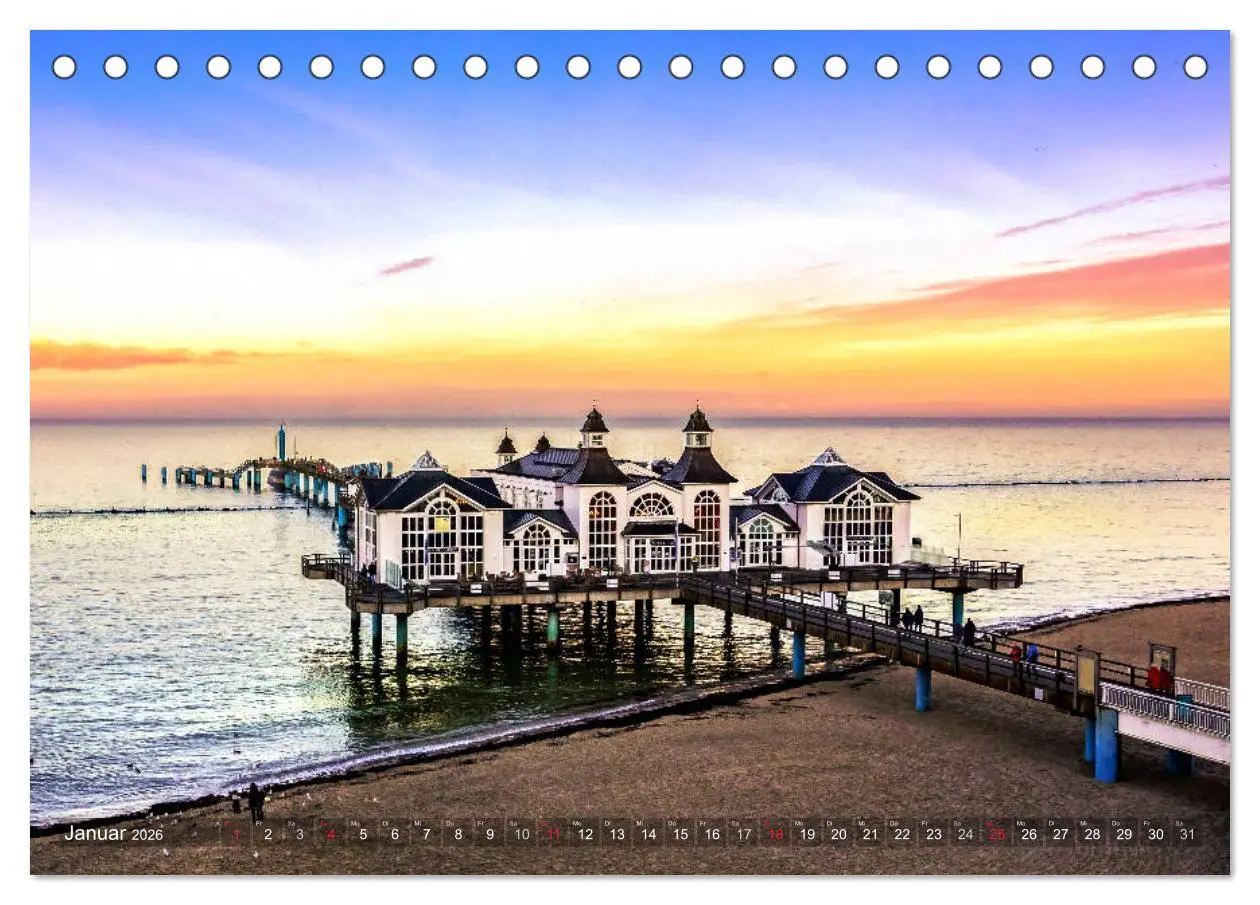 Bild: 9783457738276 | RÜGEN-LIEBE (Tischkalender 2026 DIN A5 quer), CALVENDO Monatskalender